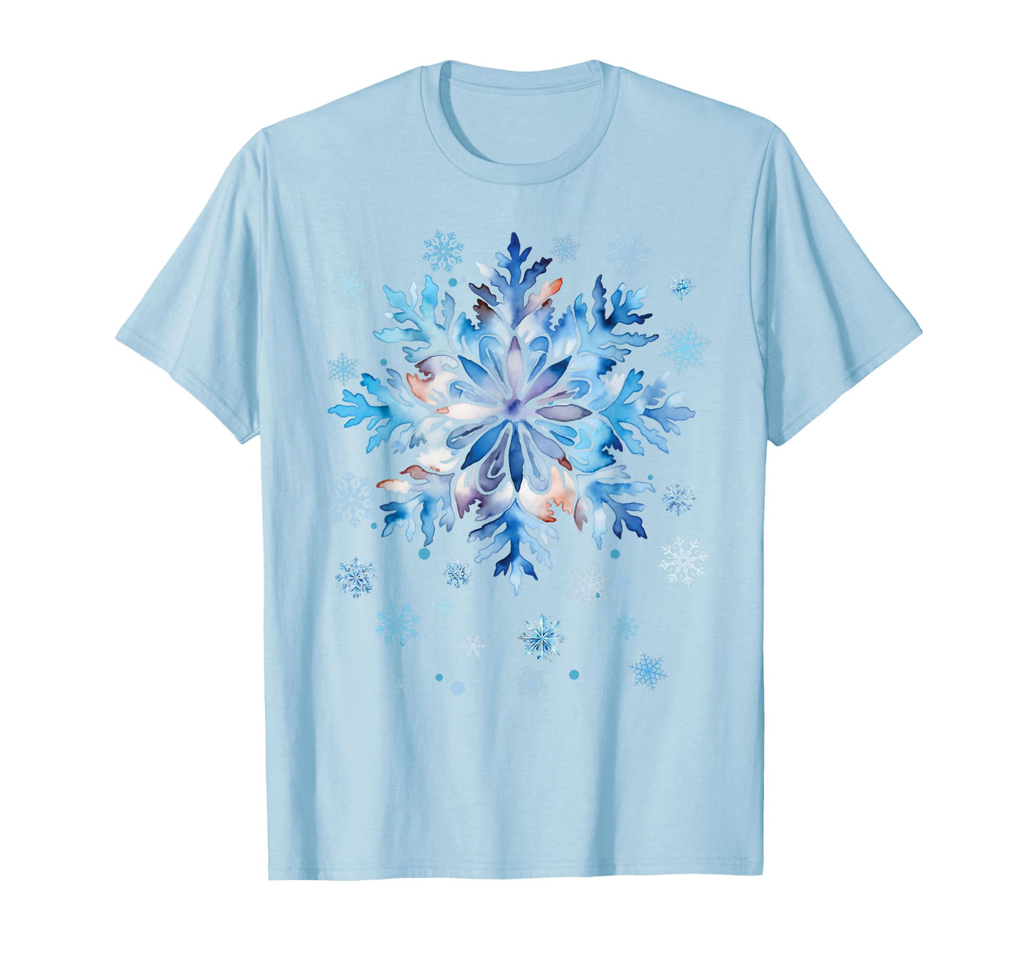 Snowflake Costume Winter Christmas Matching Women Kids Adult T-Shirt