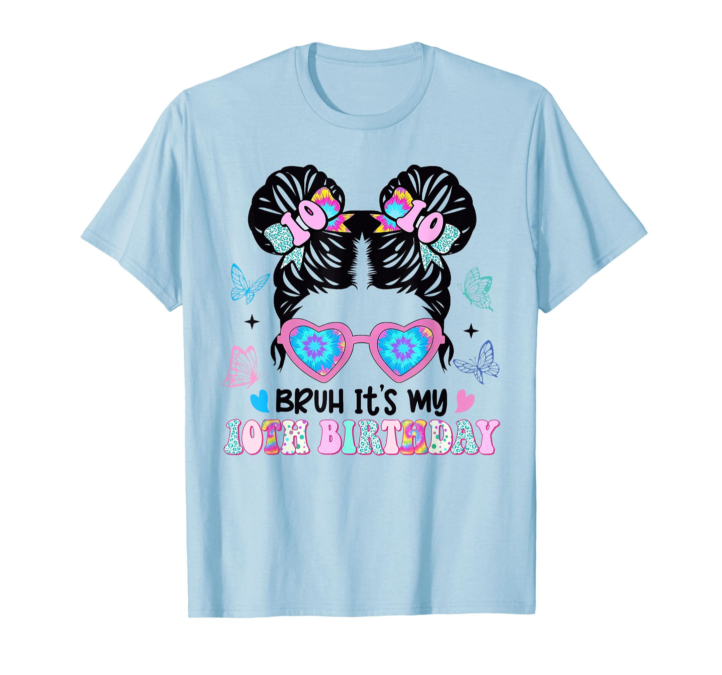 Bruh It's My 10th Birthday Retro 10 Year Old Birthday T-Shirt