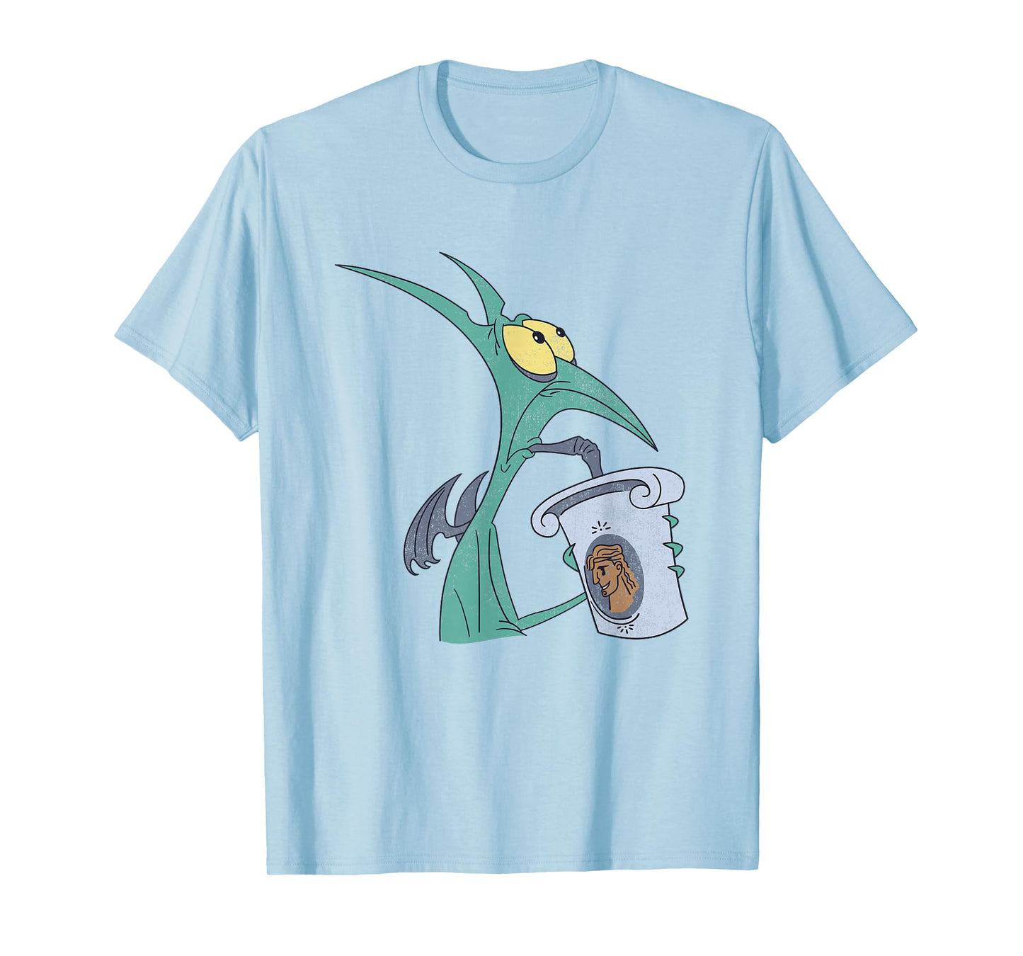 Disney Hercules I Am Panic Distressed Big Chest Portrait T-Shirt