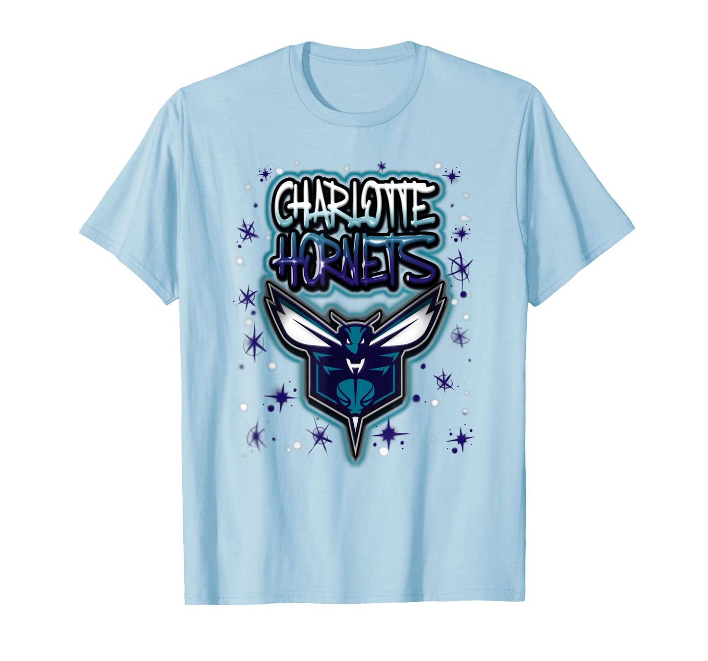 NBA Charlotte Hornets Airbrush Logo T-Shirt