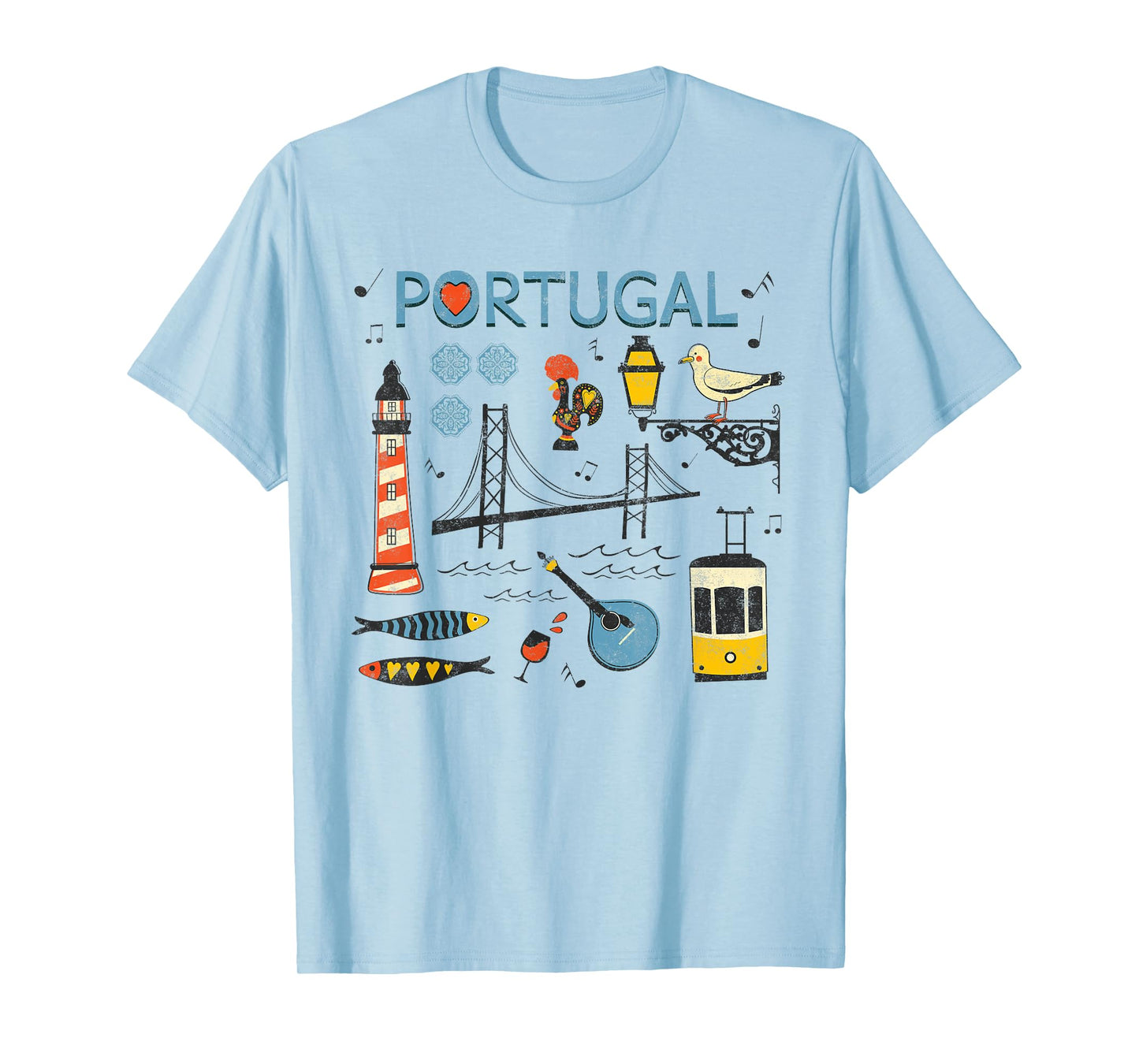Travel Europe Portugal Lisbon Portuguese Vacation Souvenir T-Shirt