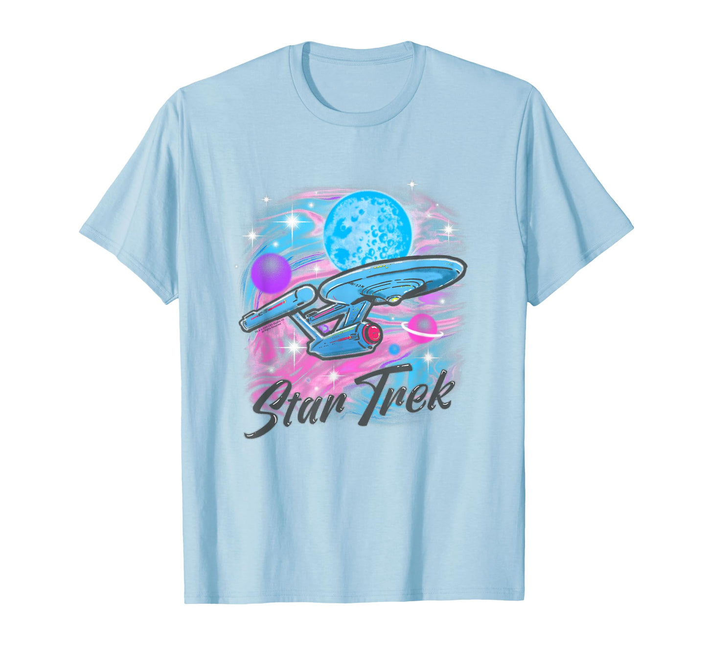 Star Trek: The Original Series Retro Airbrush Enterprise T-Shirt