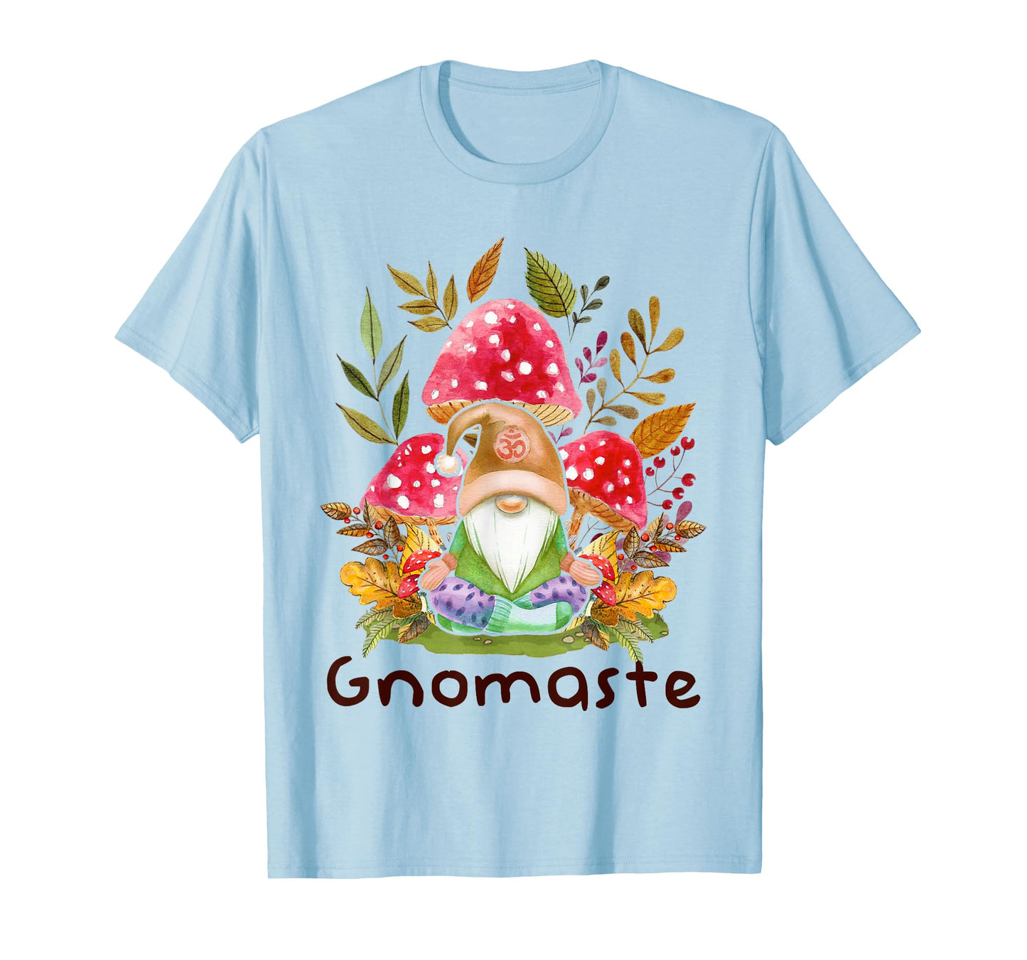 Cute Gnomaste Yoga Gnome Namaste Meditation Zen T-Shirt