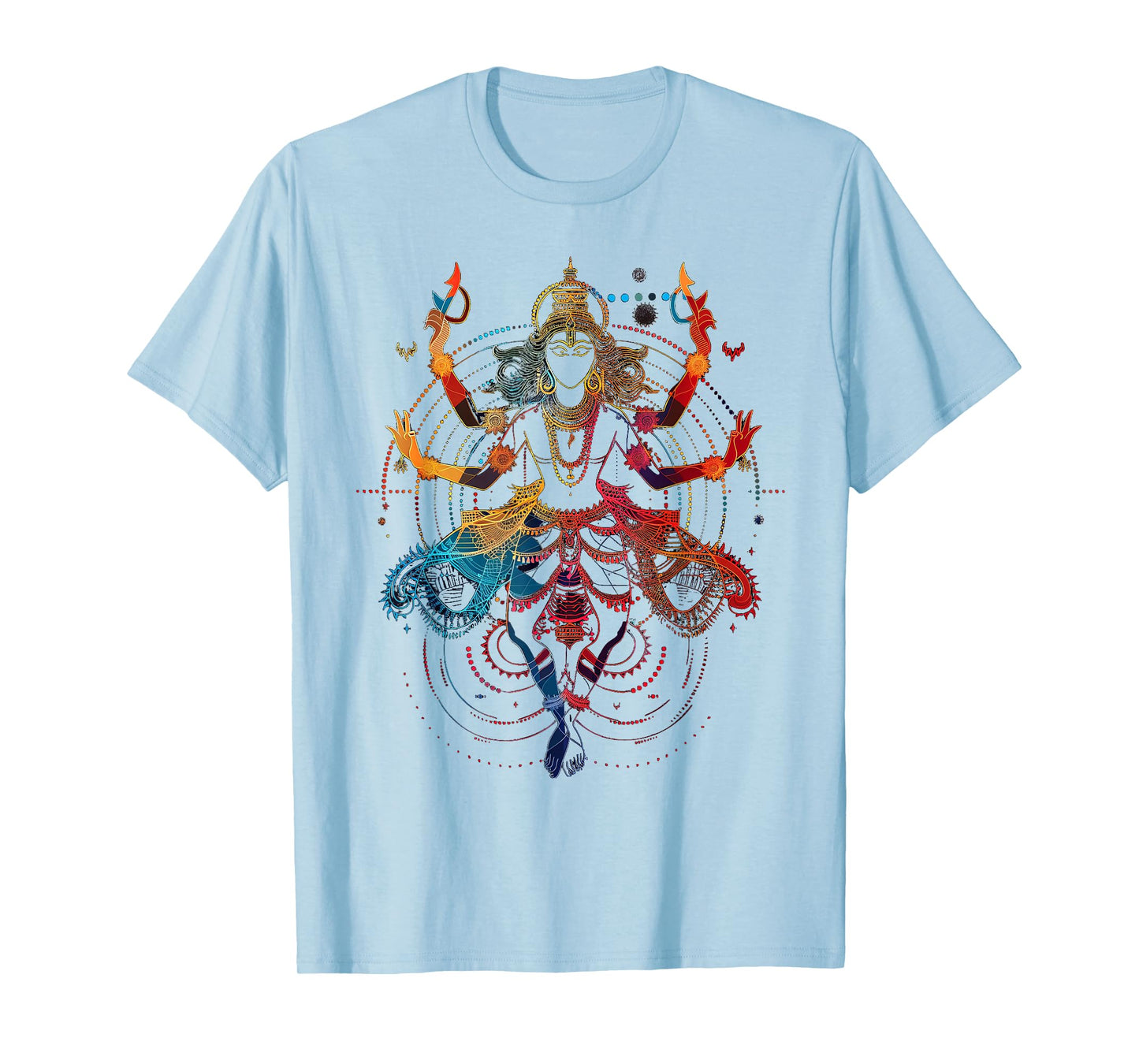 Shiva spiritual hindu god tandava dance yoga meditation T-Shirt
