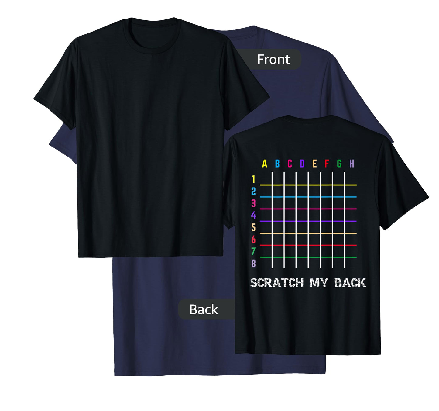 Please Scratch Me Backscratching Grid T-Shirt
