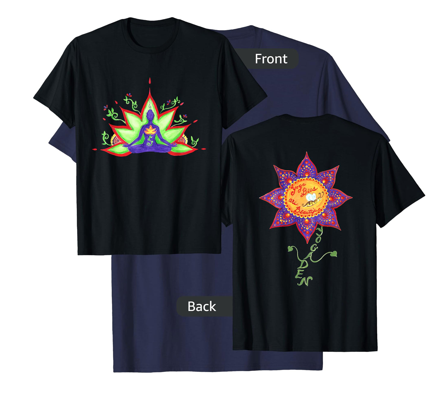 Yoga Bees Yoga Sutra Yoga Den T-Shirt