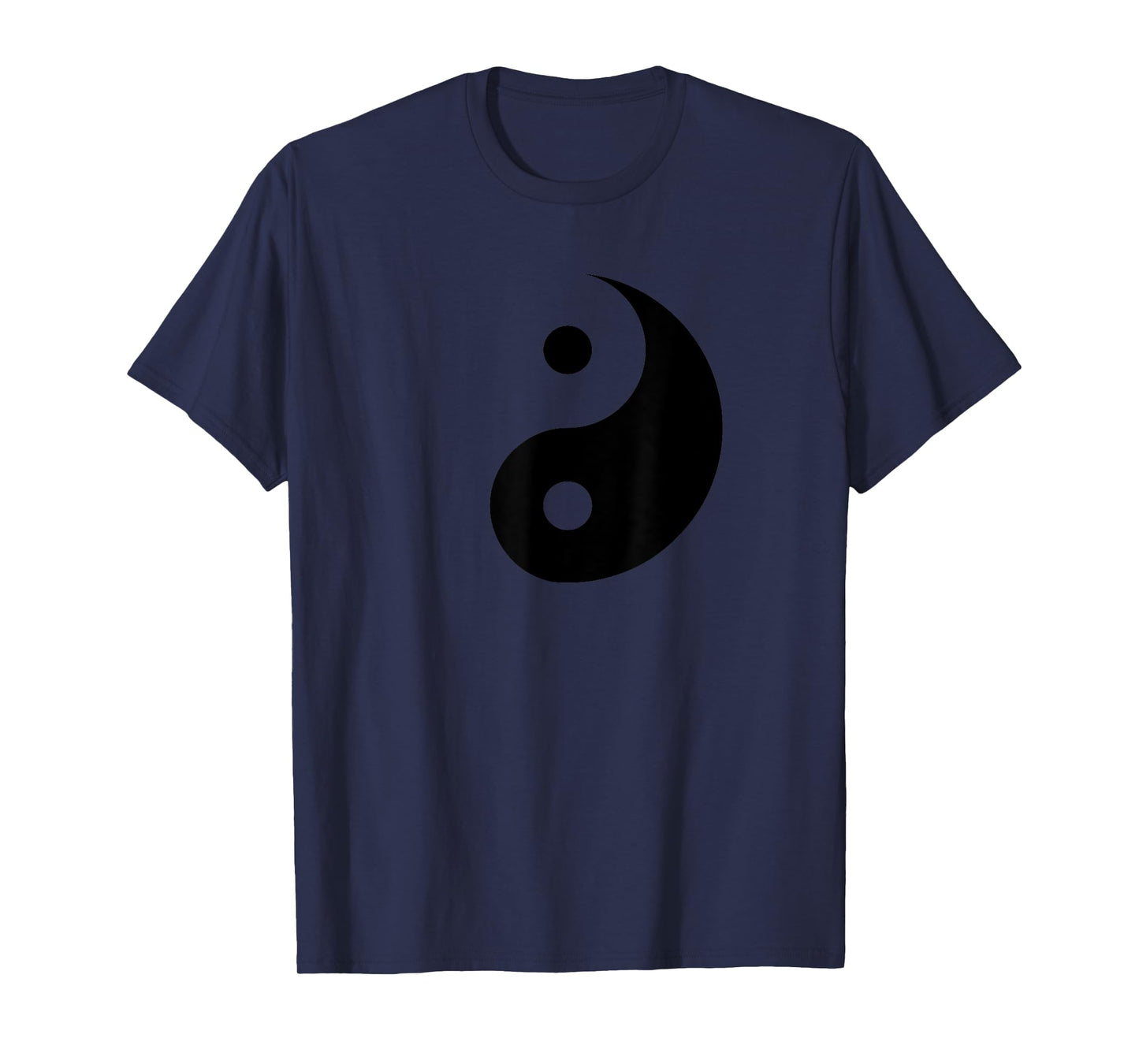 Miftees Yin Yang Tees Unisex-Adults Blue Yin Yang T-Shirt