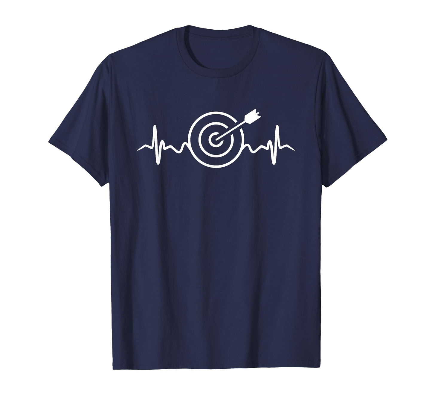 Archery With Bow Heartbeat Funny EKG Archers Bowman Outfit T-Shirt