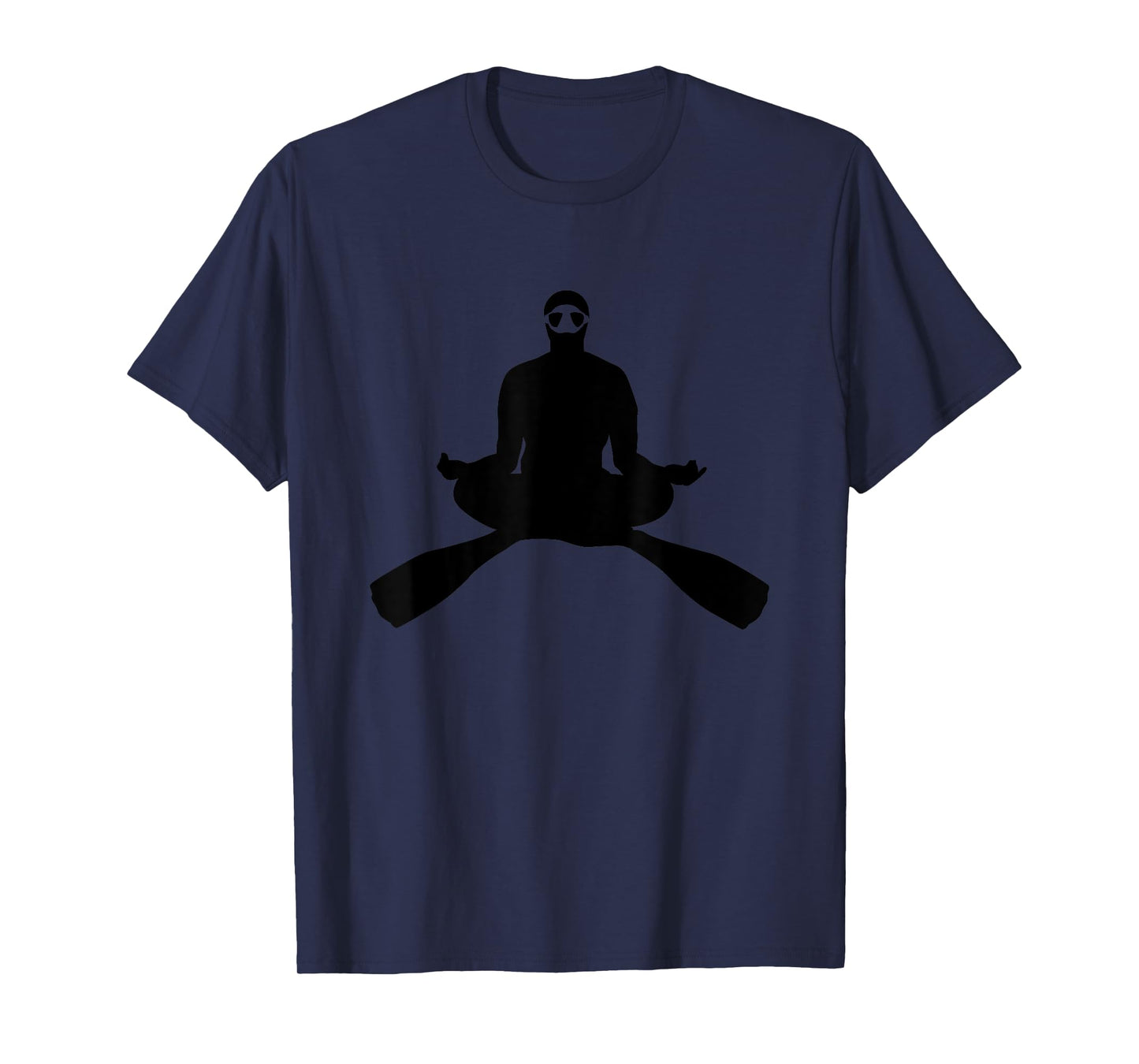 Meditating FreeDiver T-Shirt Freediving Tee T-Shirt