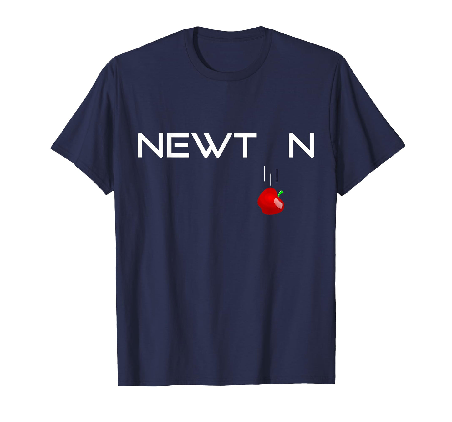 Isaac Newton, Physicist, Mathematician, Gravity Apple Art T-Shirt