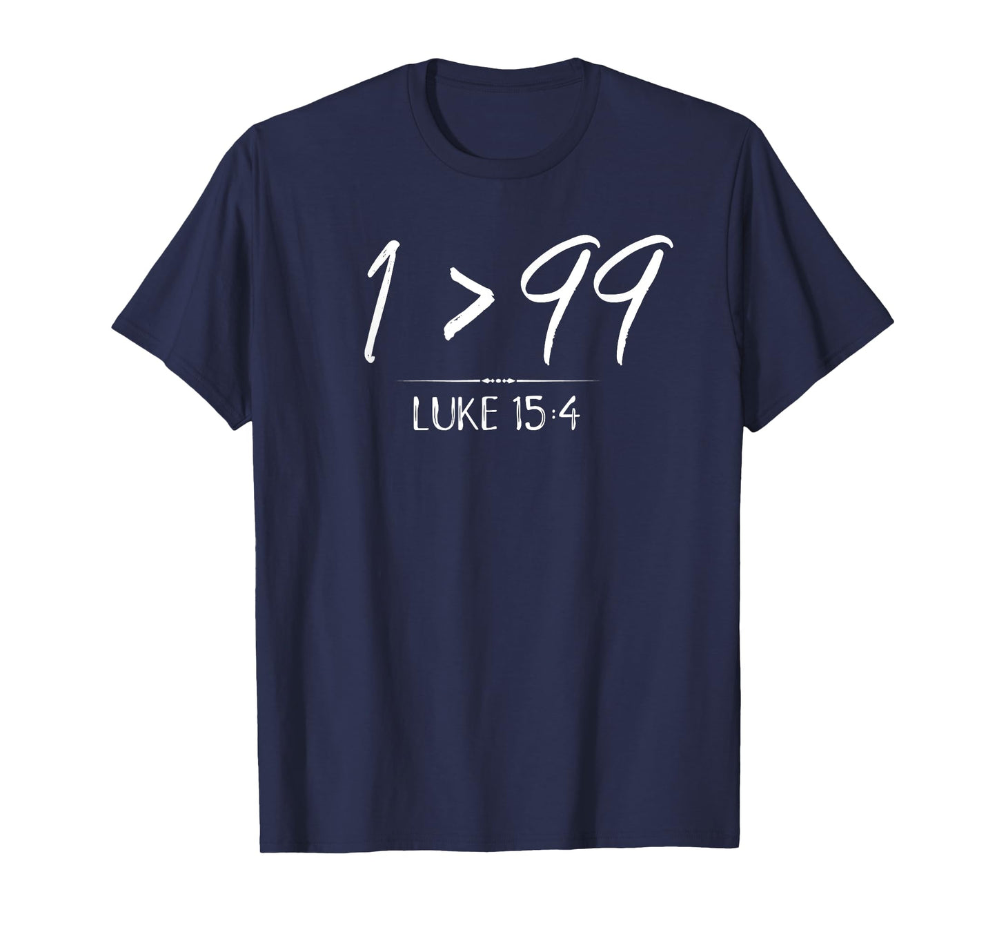 He Left The 99 To Rescue Me Christian Shirt Luke Sheep Gift T-Shirt