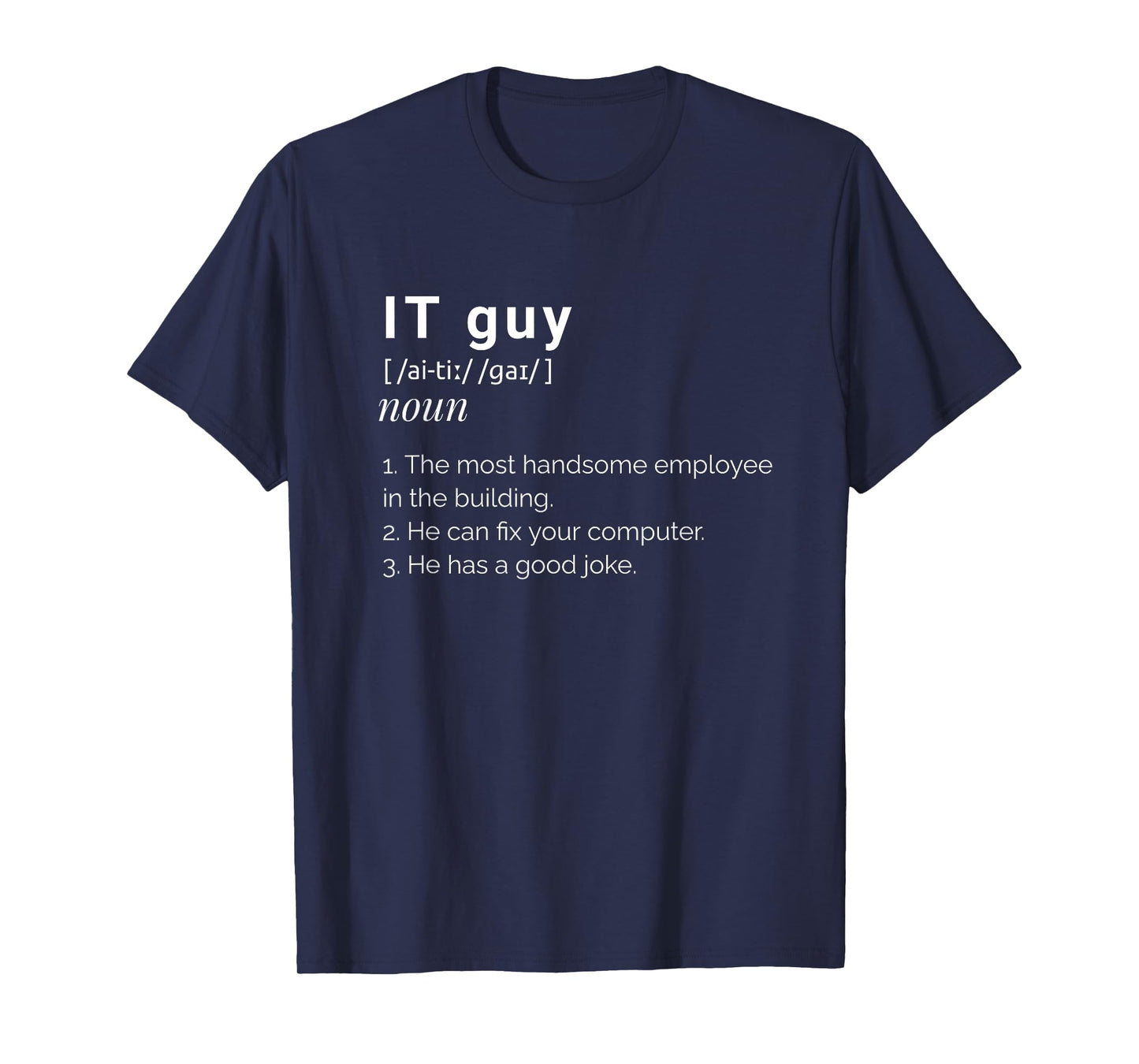 It Guy Funny Definition Computer Nerd T-Shirt