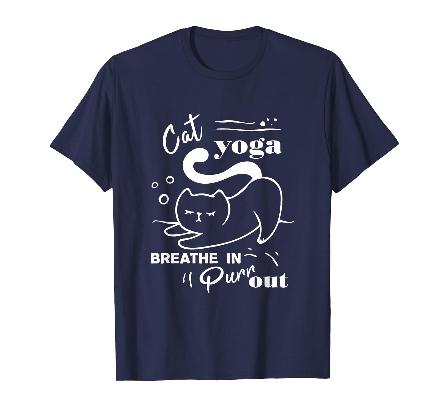 Cat Yoga Shirt Breathe In Purr Out T-Shirt