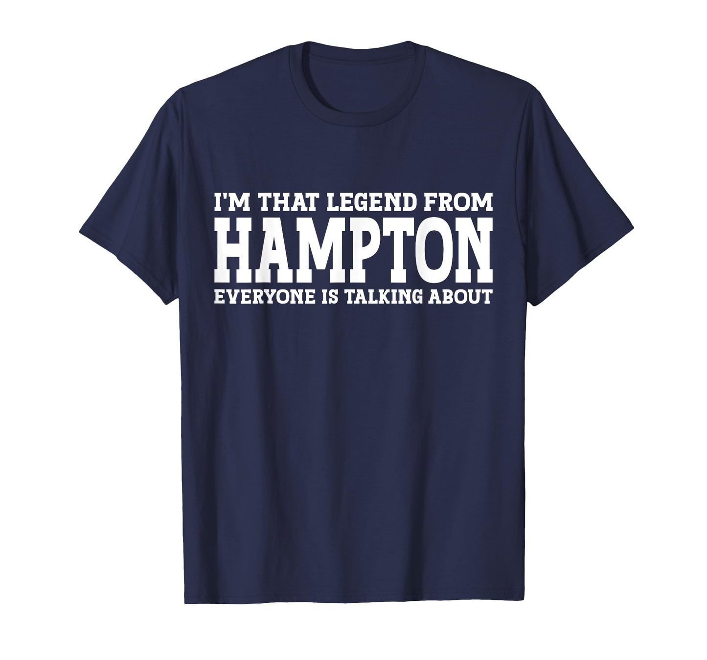 Hampton Hometown VA Virginia Home Roots Funny City Hampton T-Shirt