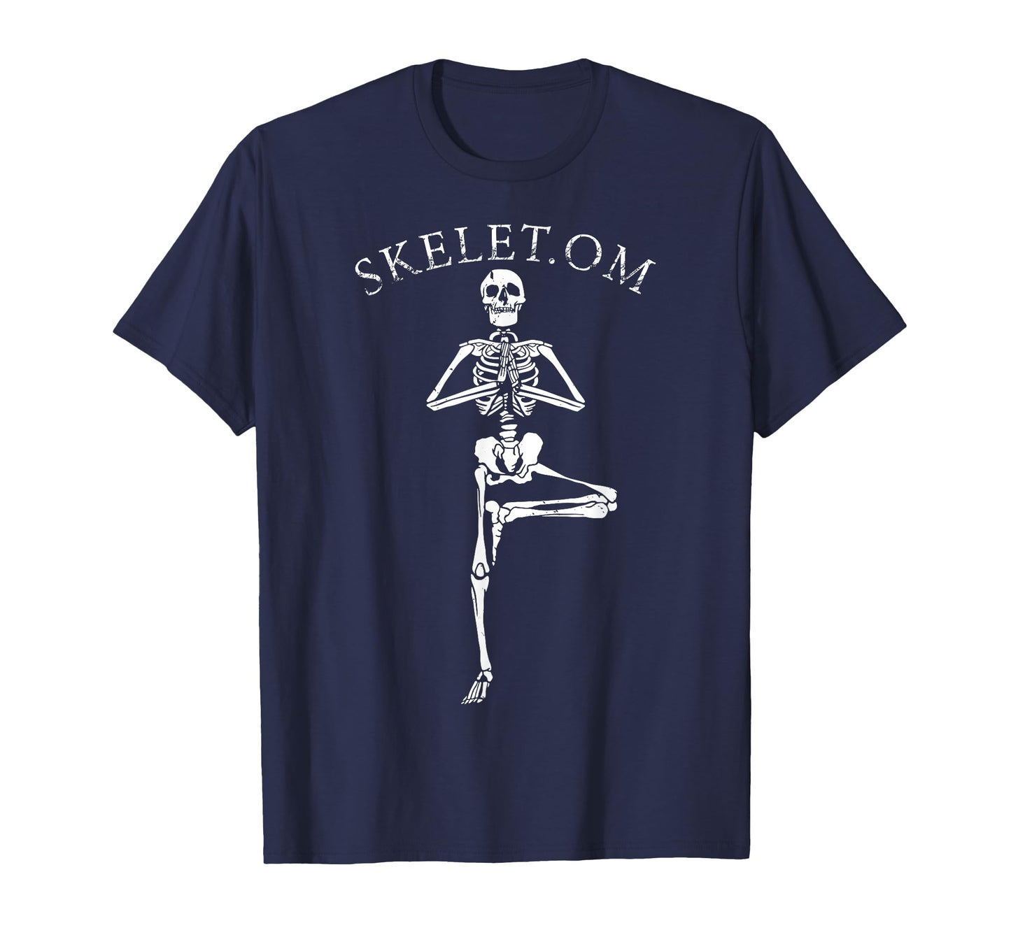 Yoga Skeleton - Skeleton Om - Half Lotus Pose - Skeletom T-Shirt