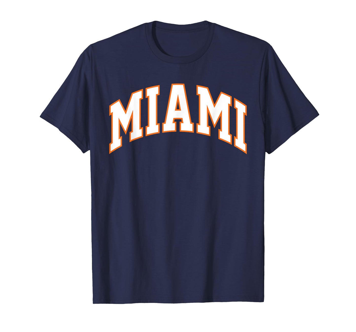 Retro Miami Men Miami Women Vintage Classic Orange Green FL T-Shirt