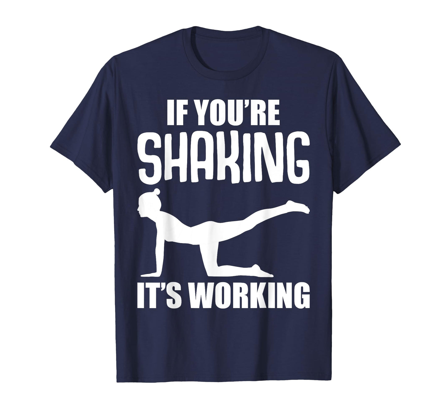 Cool Pilates Gifts Black Unisex-Adults Classic Fit Cotton Polyester Workout T-Shirt Small