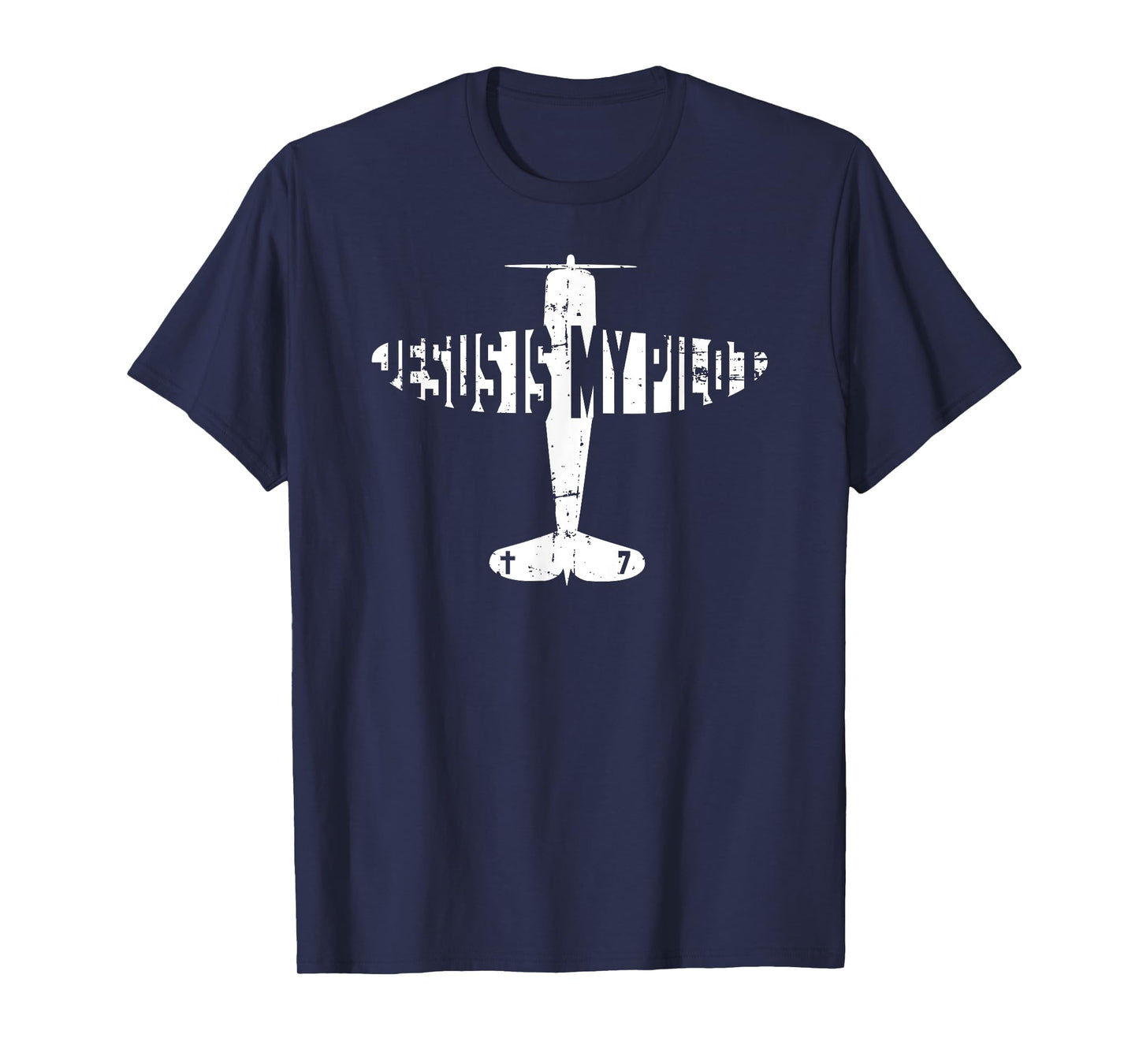 Jesus Is My Pilot - Christian Airplane T Shirt T-Shirt