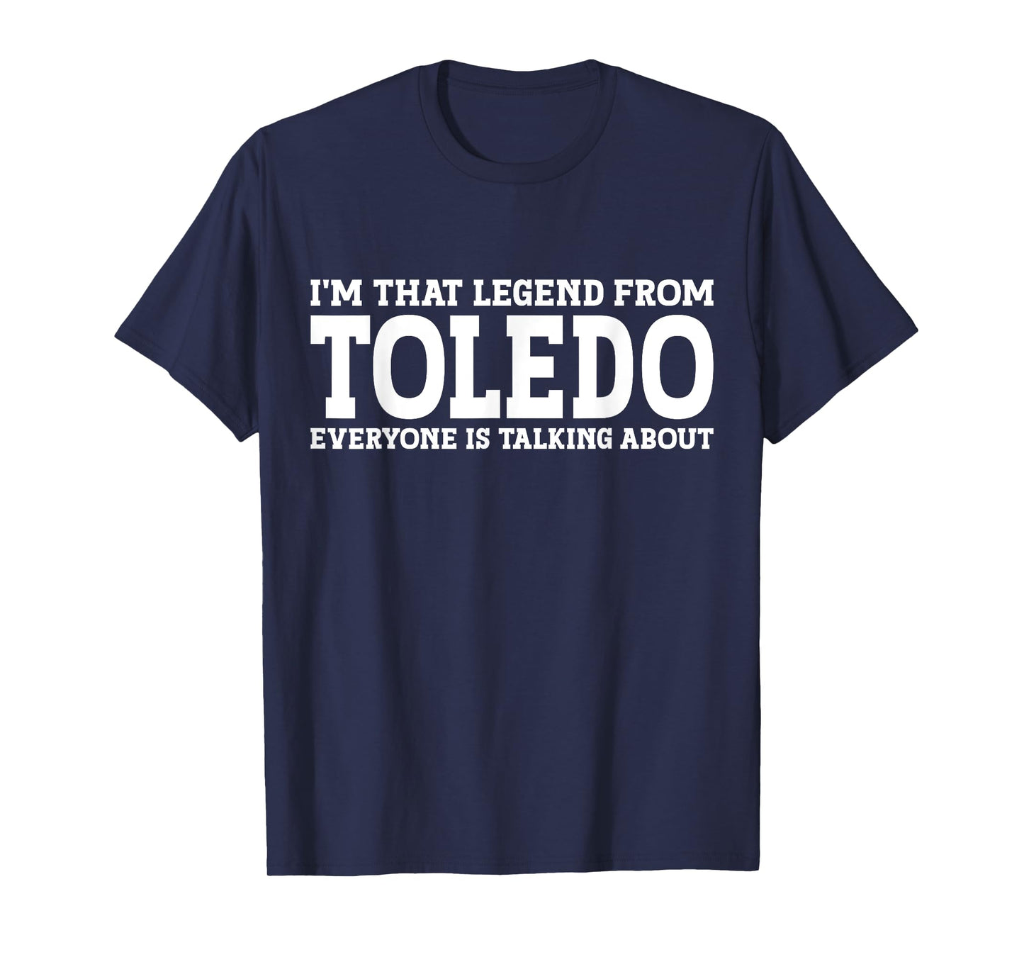 Toledo Hometown OH Ohio Home Roots Funny City Toledo T-Shirt, Small, Black