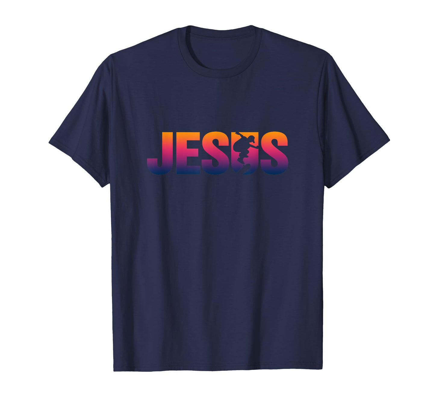 Jesus Christian Skateboard Retro Skater Vintage Style TShirt T-Shirt