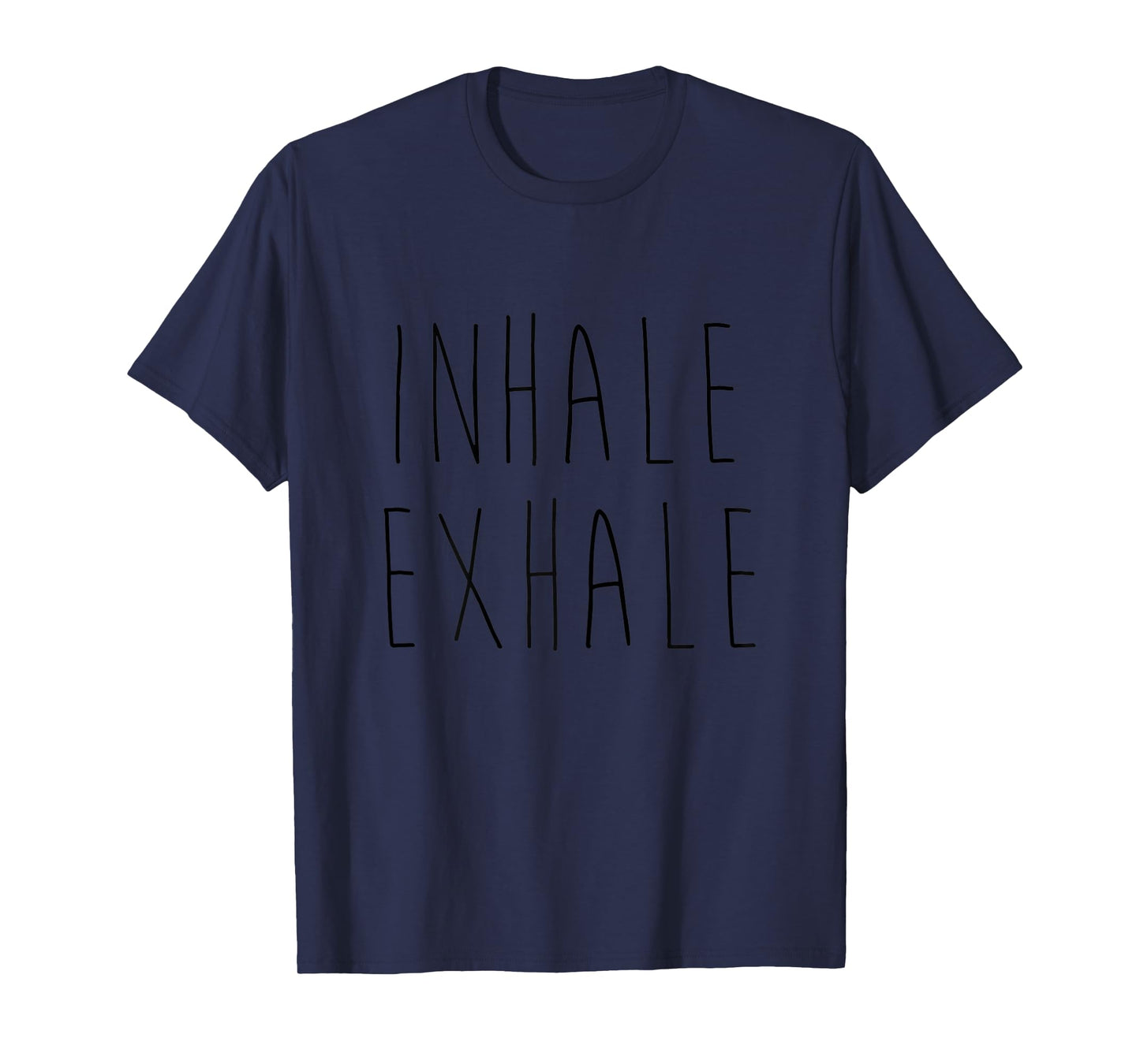 Womens Inhale Exhale Yoga T-Shirt T-Shirt