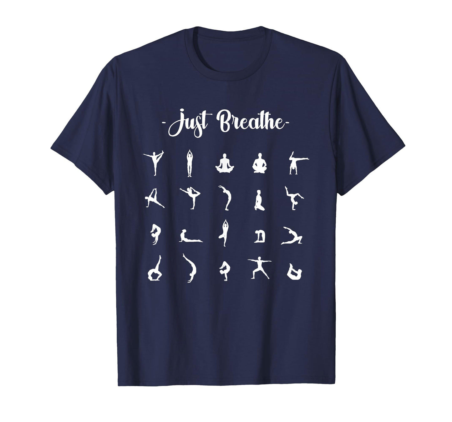 Just Breathe Yoga Meditation Gift T-Shirt