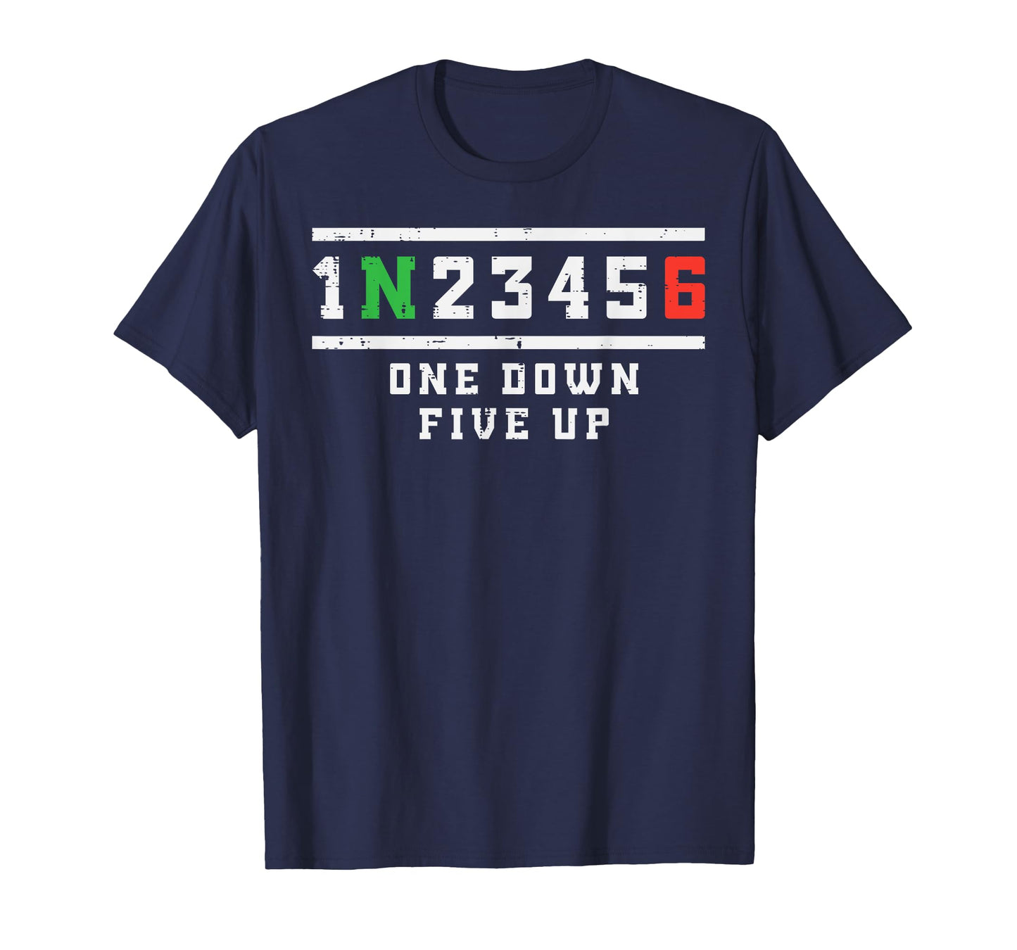 Motorcycle Gear Shift One Down Five Up Biker Men Women Kids T-Shirt