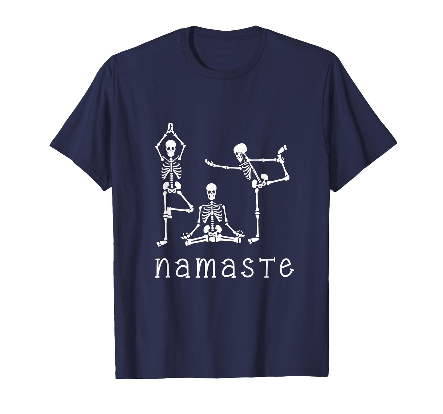 Namaste Skeletons Yoga Lover Gift for Yogi Workout Women T-Shirt
