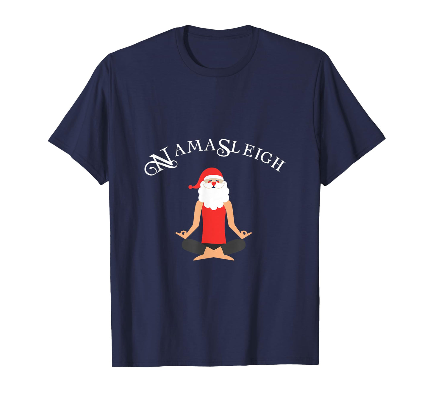 Funny Namasleigh Christmas Shirt | Yoga Xmas Gift T-Shirt T-Shirt