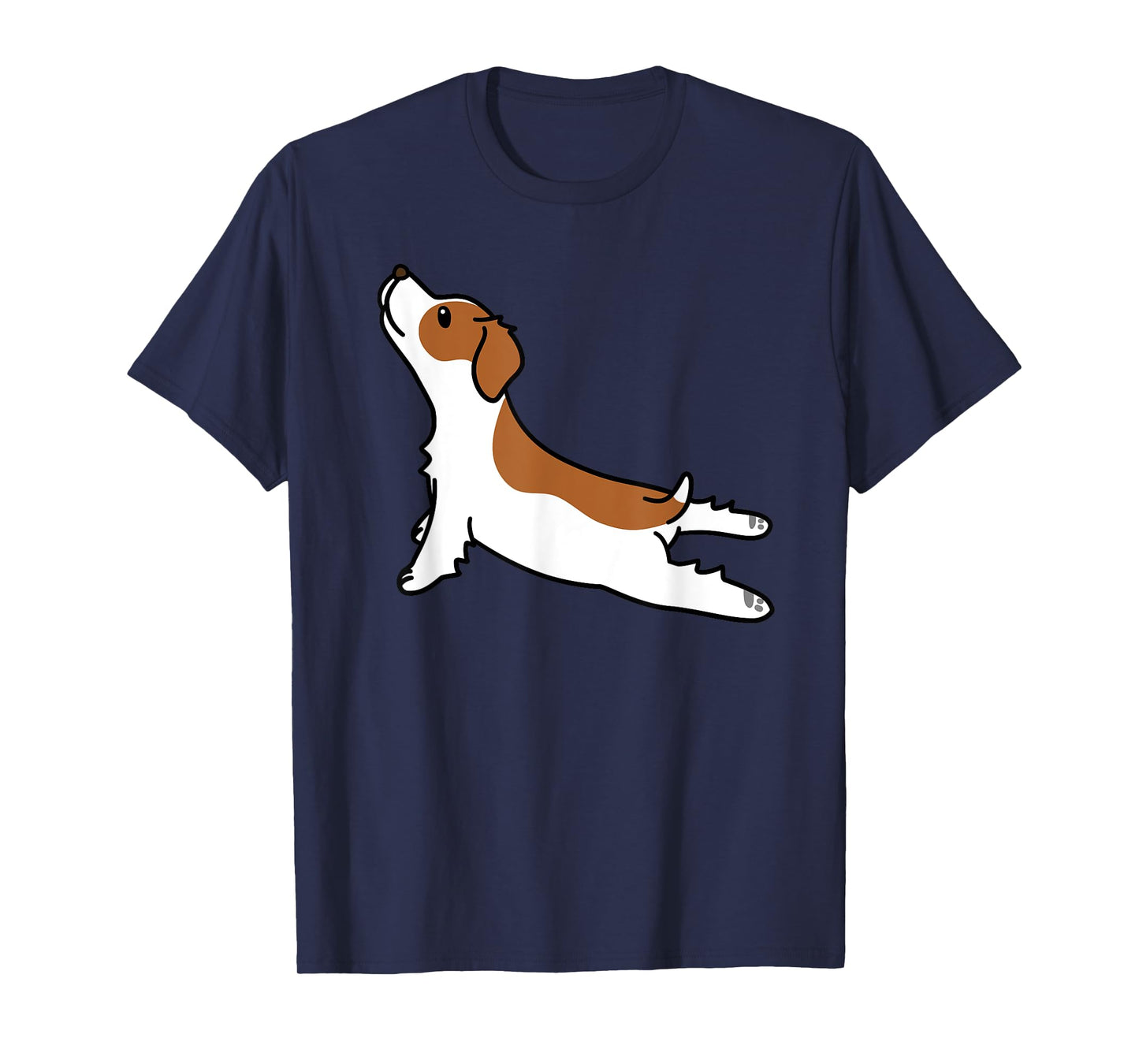 Epagneul Breton Yoga Pose Funny Dog Gift T-Shirt