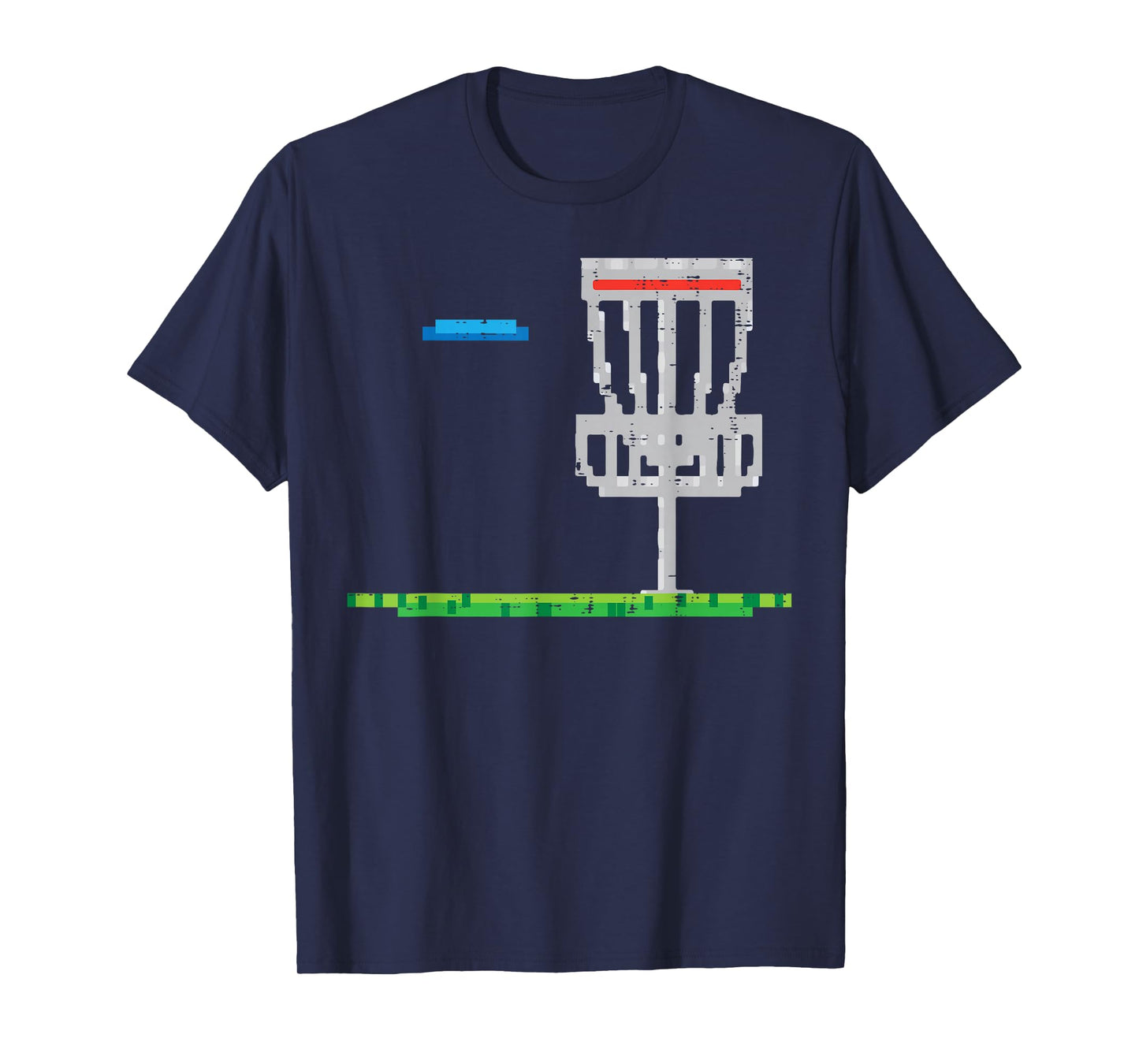 Pixel Disc Golf Frisbee Golfer Frolf Men Boys Kids Women T-Shirt