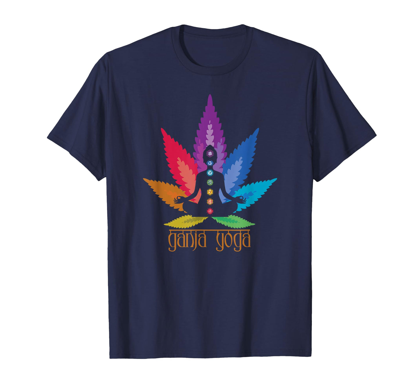 Seven Chakras Ganja Yoga T-Shirt