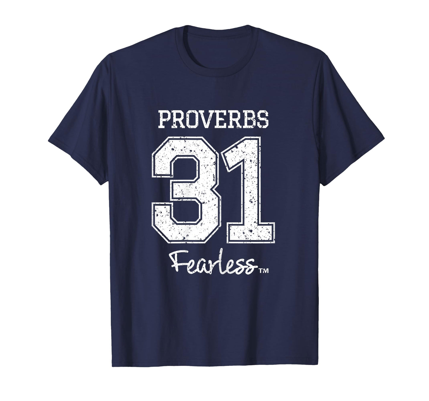 Women's Proverbs 31 Fearless - Jesus Surfed Christian TShirt T-Shirt