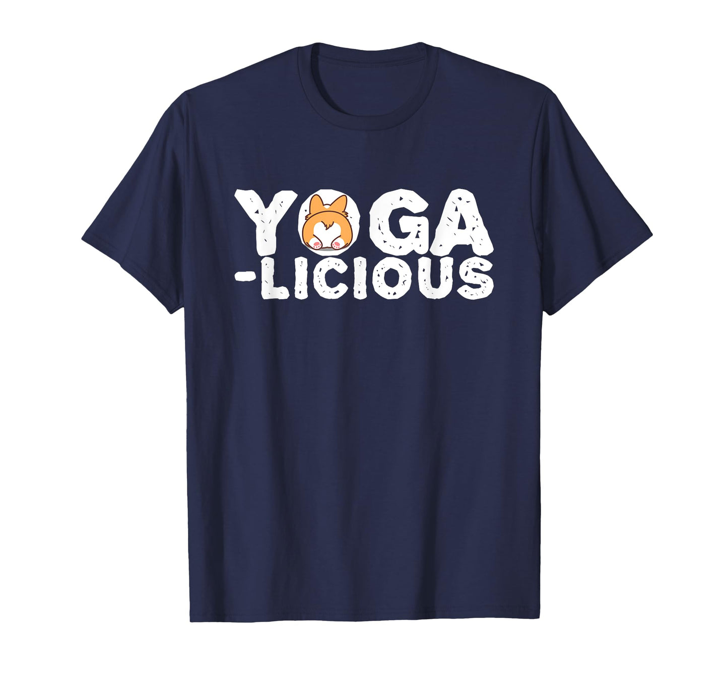 Yogalicious T-Shirt- Fun Cute Yoga Meditation Stretching Tee T-Shirt