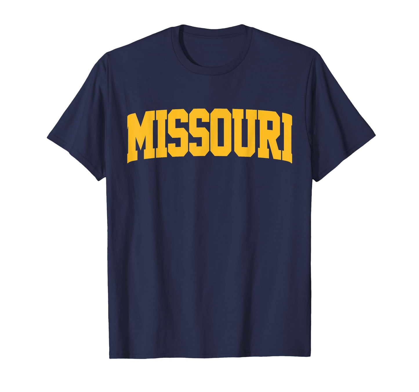 Retro Missouri Tee Vintage Missouri Black Gold Fun Throwback T-Shirt