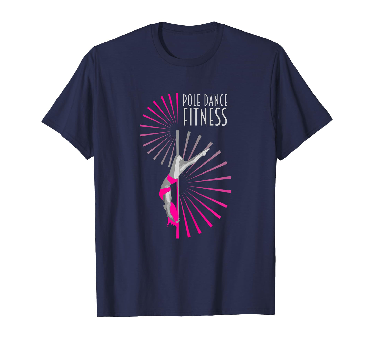 Womens Pole Fitness Dance Graphic Cute Lady Dancer Gift T-Shirt