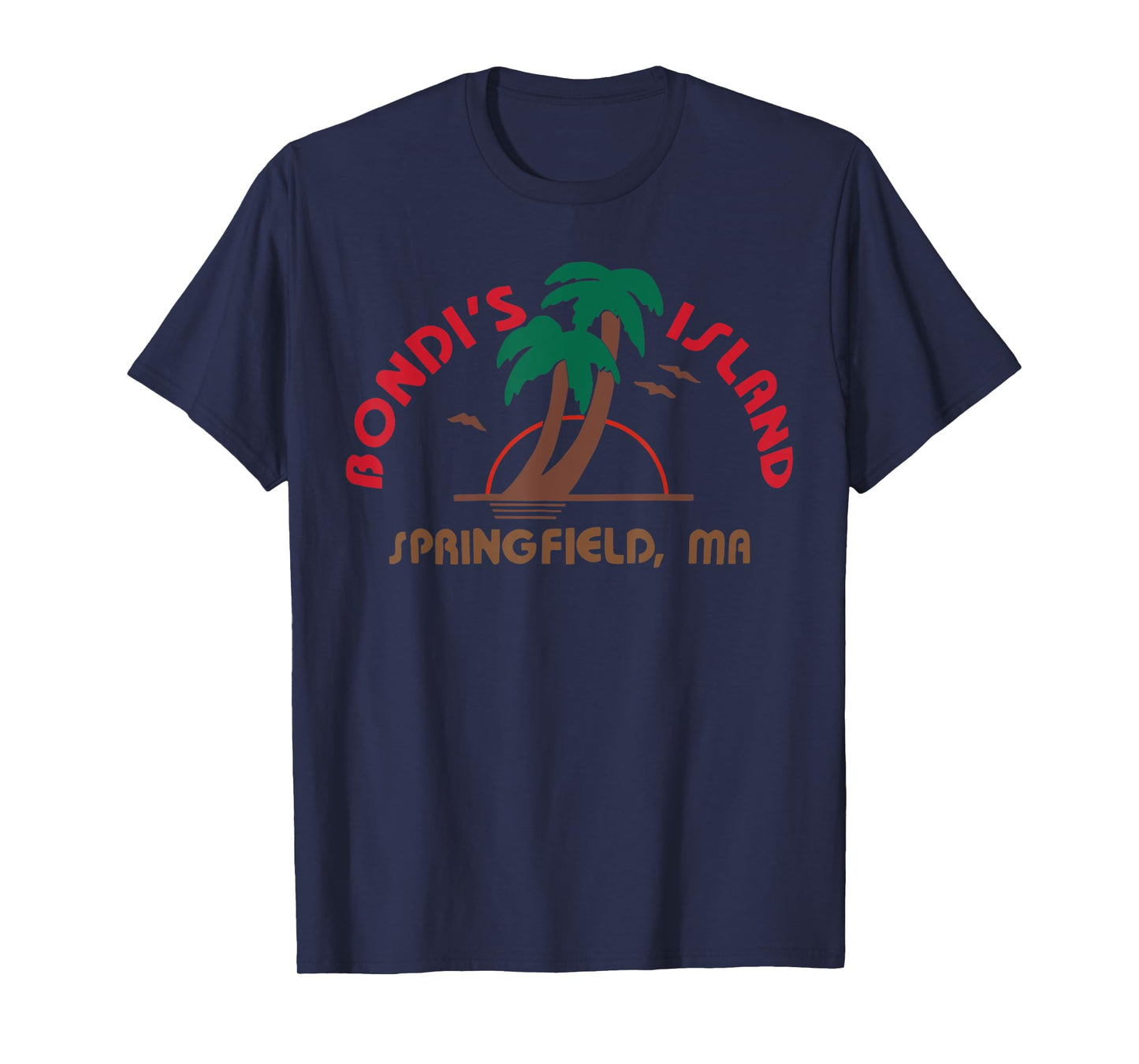 Bondi's Islands Vacation Retro Sunset Palm Trees Vacation T-Shirt