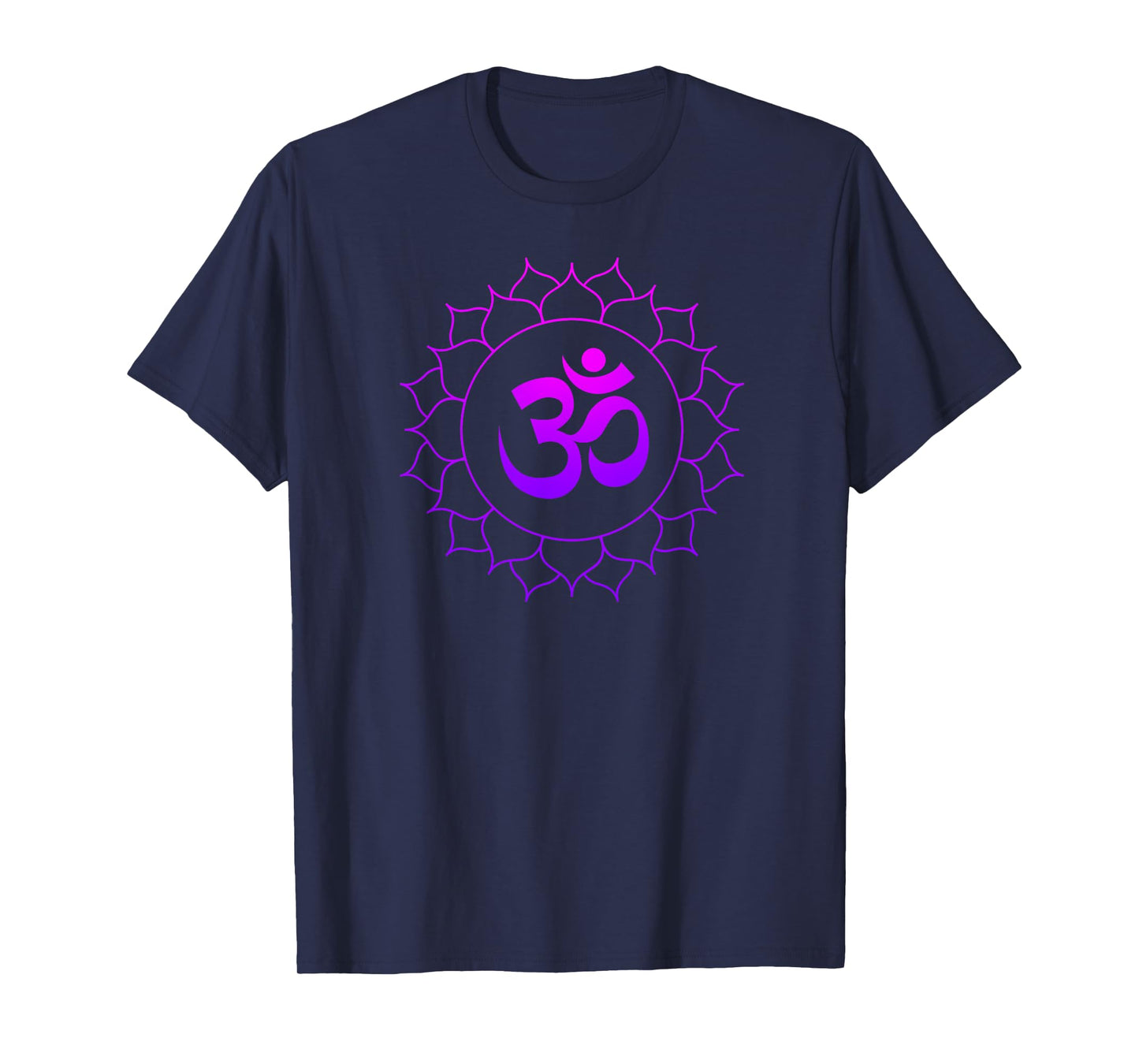 Graphic Om Lotus T-Shirt Gift Ohm Yoga Spiritual Tee T-Shirt