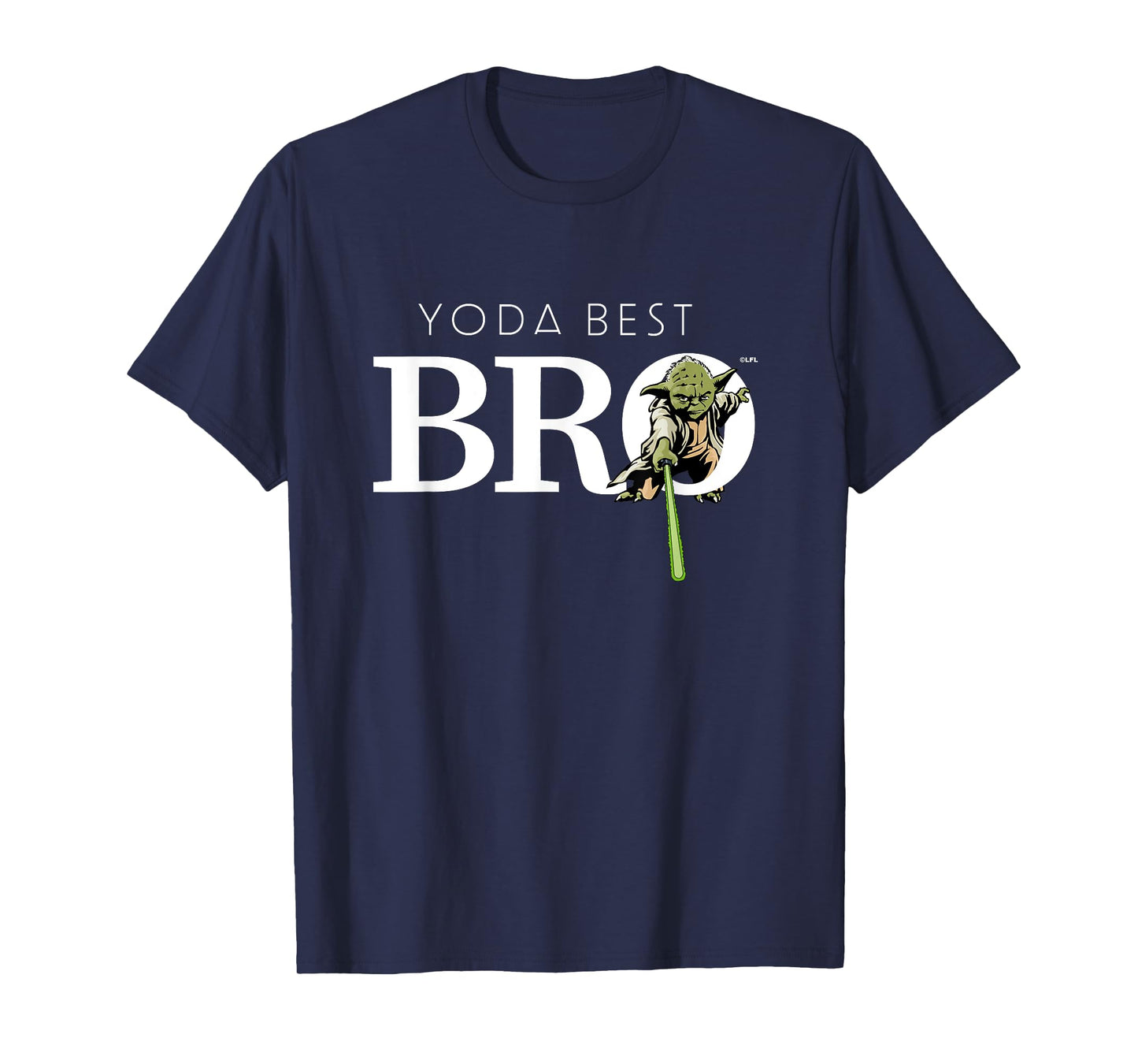 Star Wars Yoda Best Bro Lightsaber Gift for Brother T-Shirt