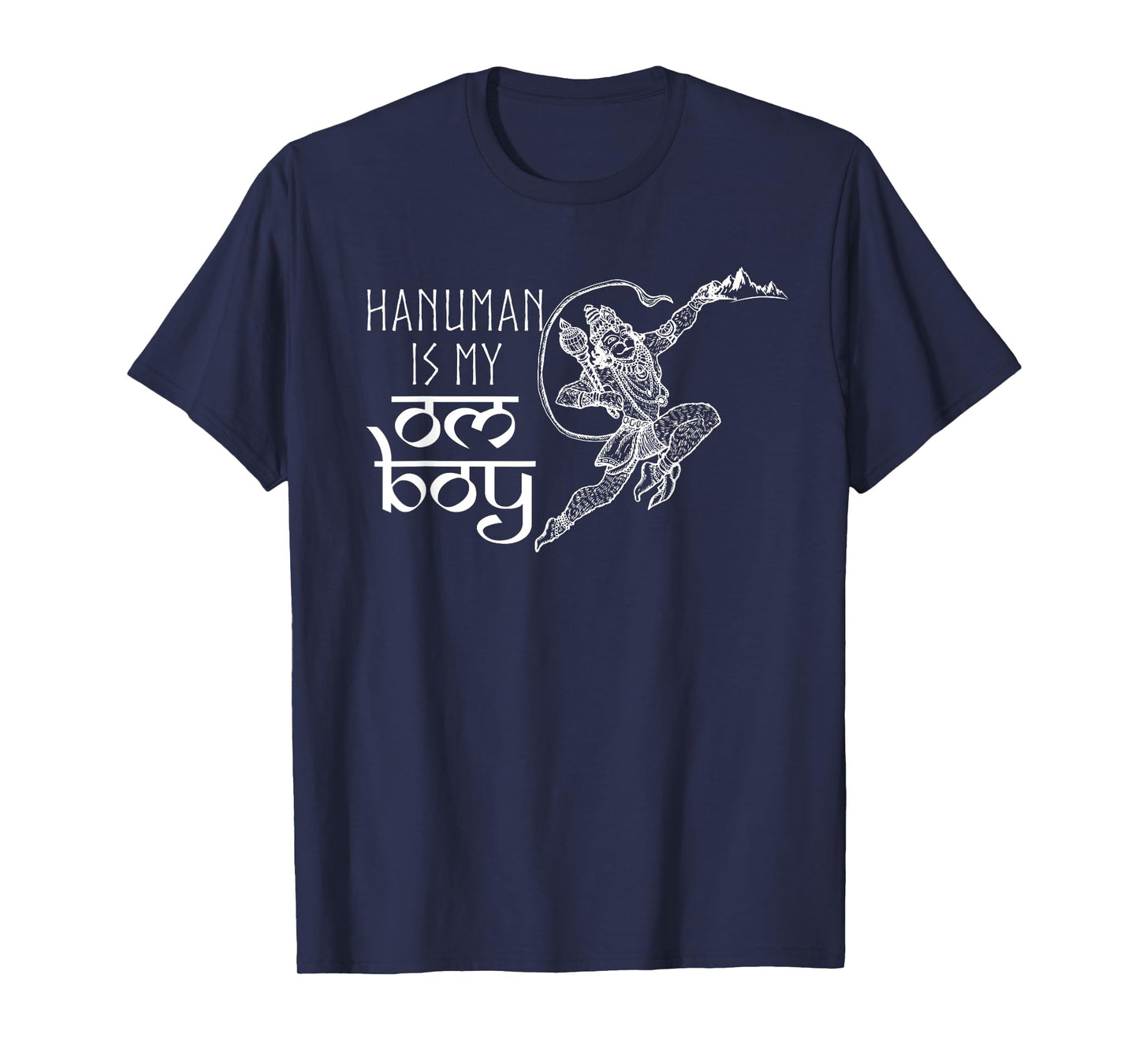 Funny Hanuman Is My Om Boy Hindu God Shirt T-Shirt