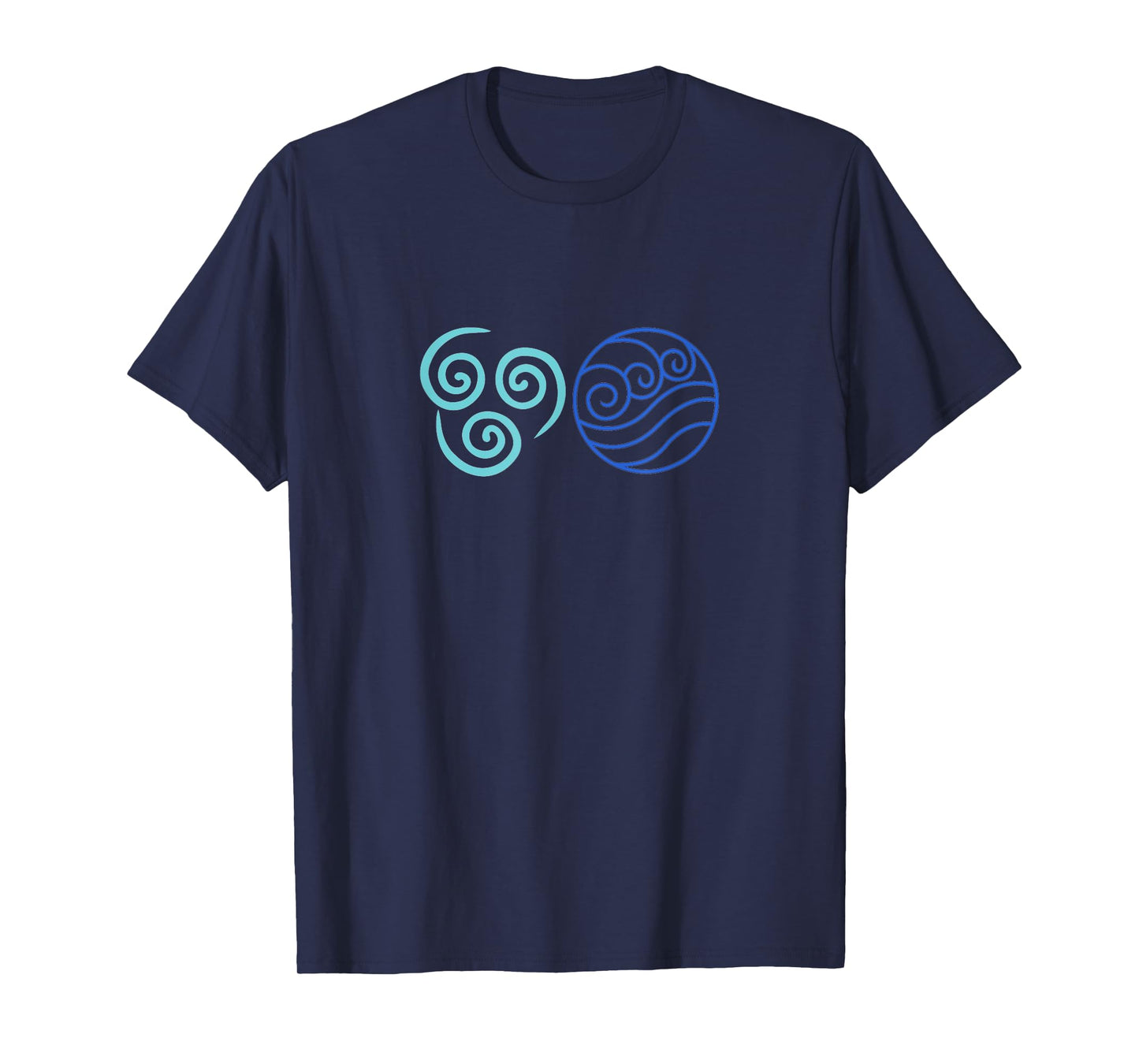 Water and air element symbol for spiritual connection T-Shirt