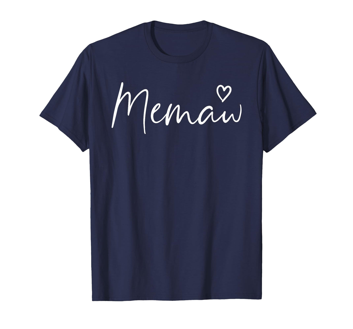 Memaw Gifts For Women Grandma Heart Mother's Day Memaw T-Shirt