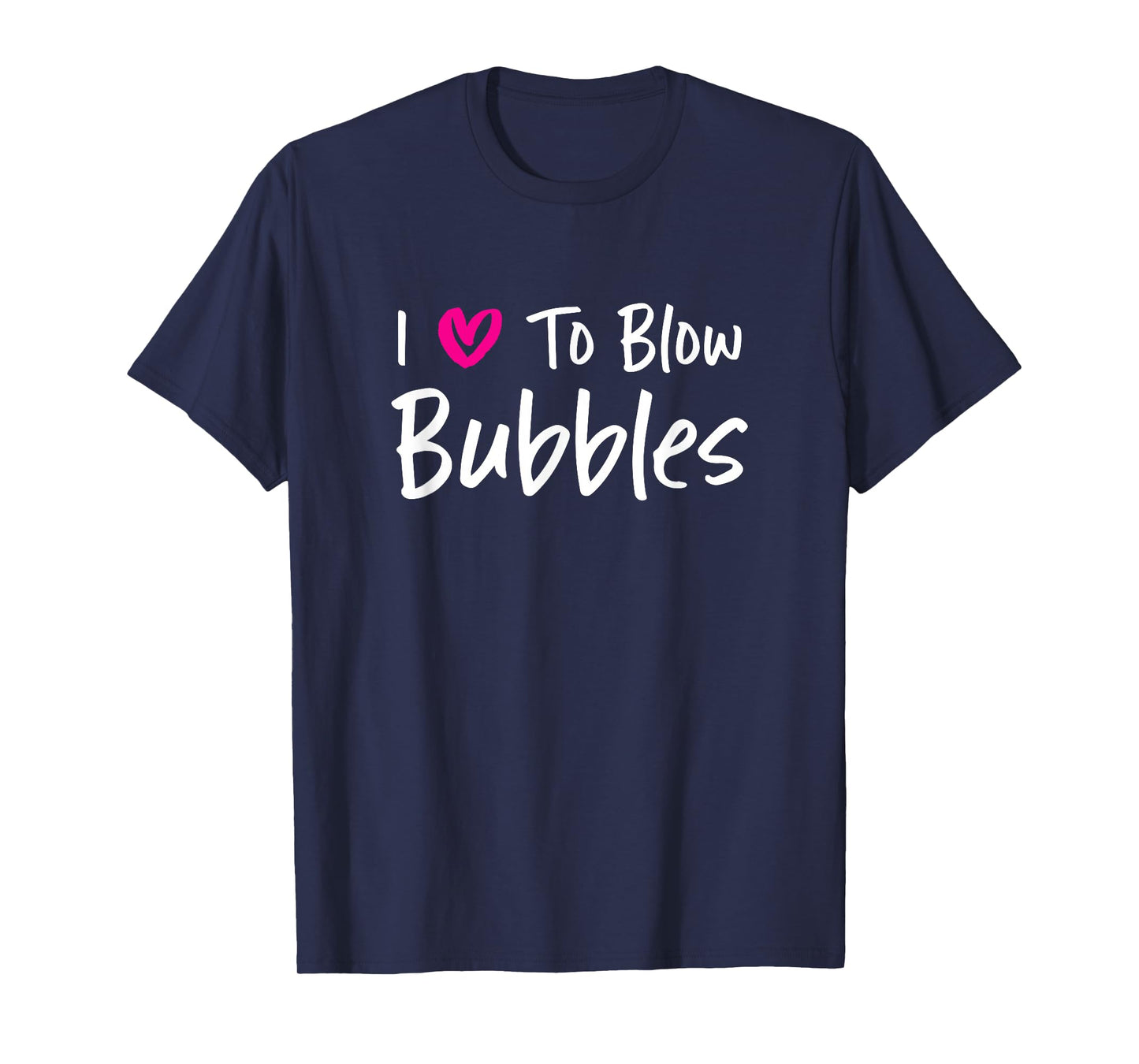 I Love to Blow Bubbles for Her Funny WIfe Girlfriend Couple T-Shirt