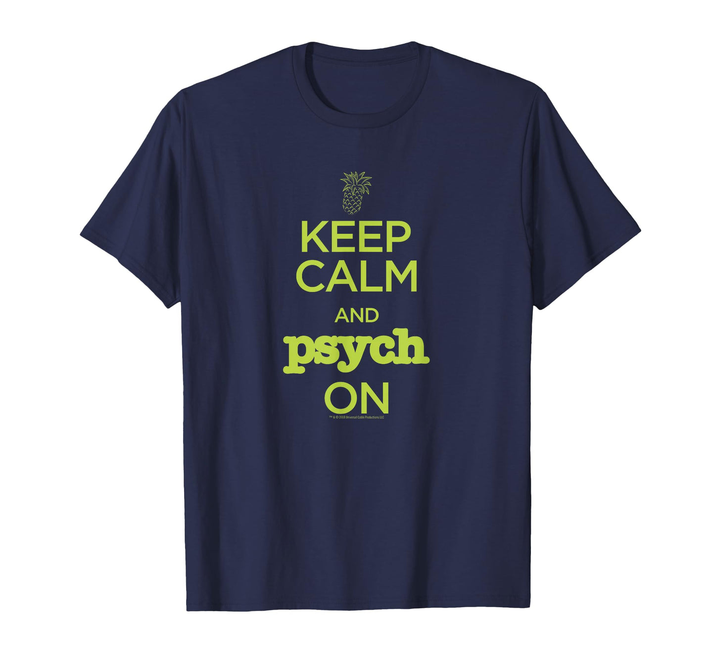 Psych Keep Calm and Psych On Standard T-Shirt - Official Tee T-Shirt