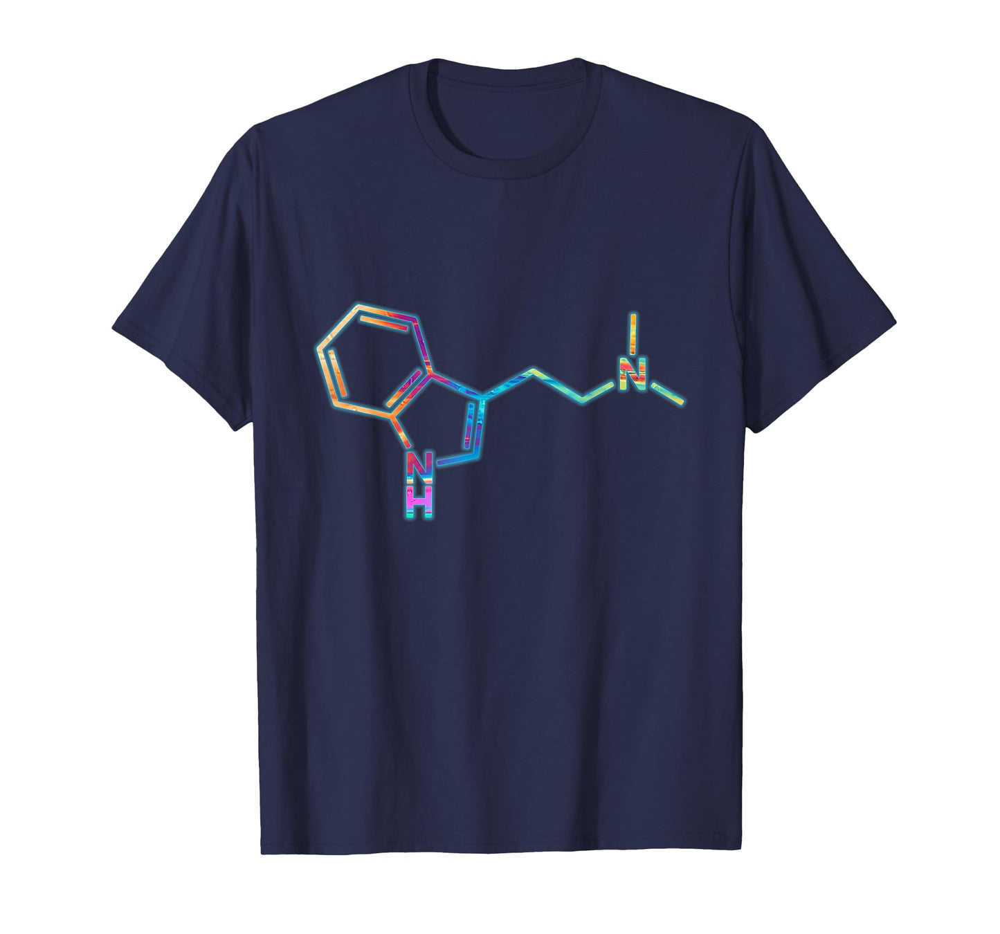 Spiritual DMT Molecule T-Shirt for Psychedelic Art Lovers