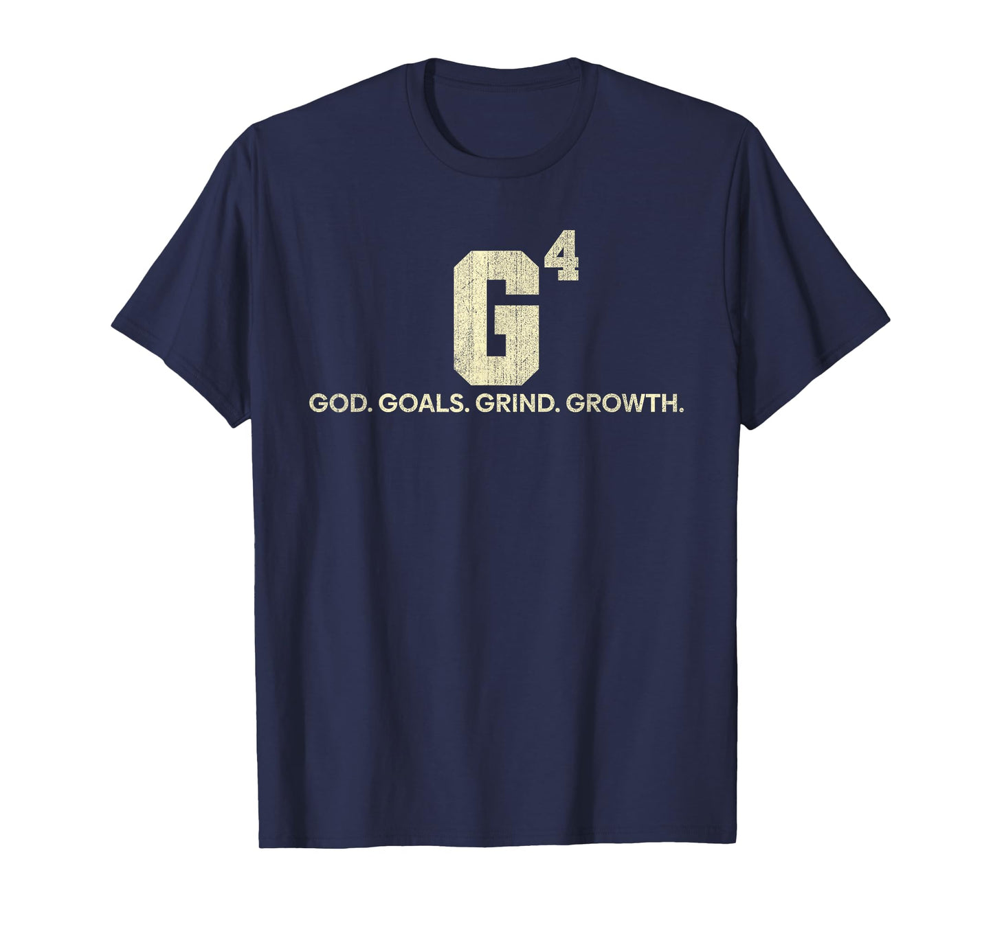 G4 God Goals Grind Growth Funny Christian T-Shirt