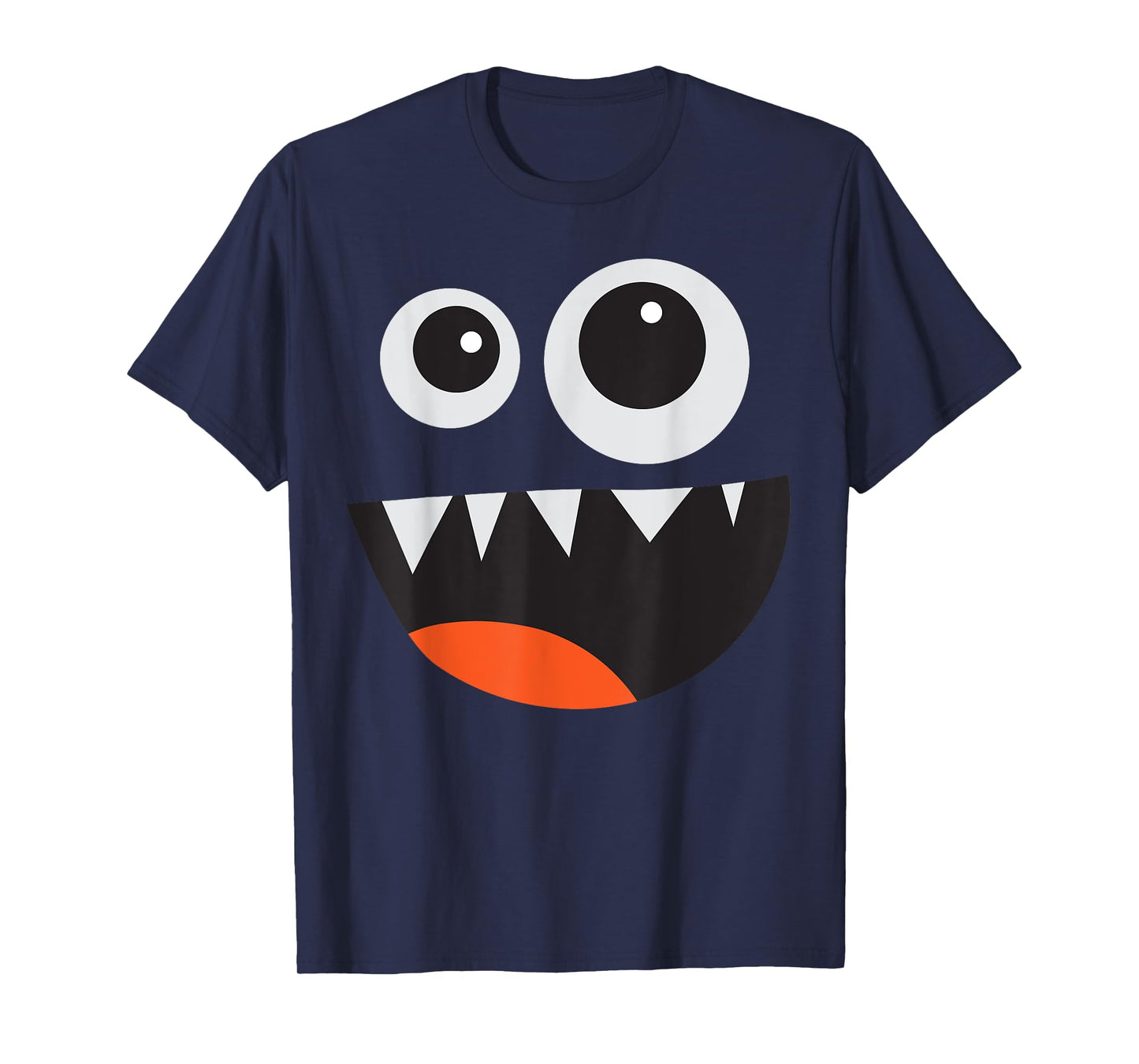 Men's Women's Cute Monster Face Costume Halloween T-Shirt
