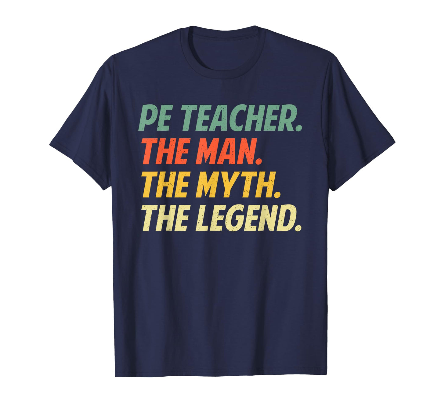 Cool PE Teacher Art For Men Boys Physical Education Teacher T-Shirt