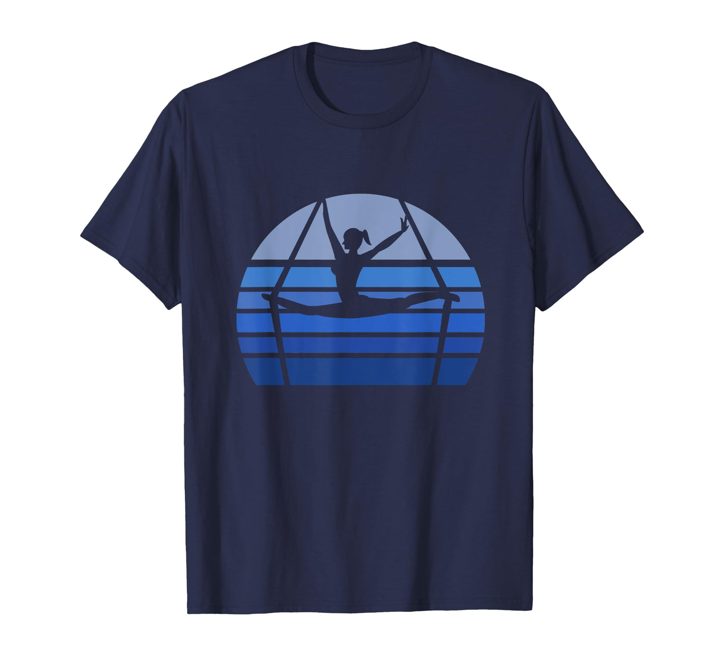 Retro Aerial Yoga Silhouette Lover Gift Aerialist Yogi Dance T-Shirt