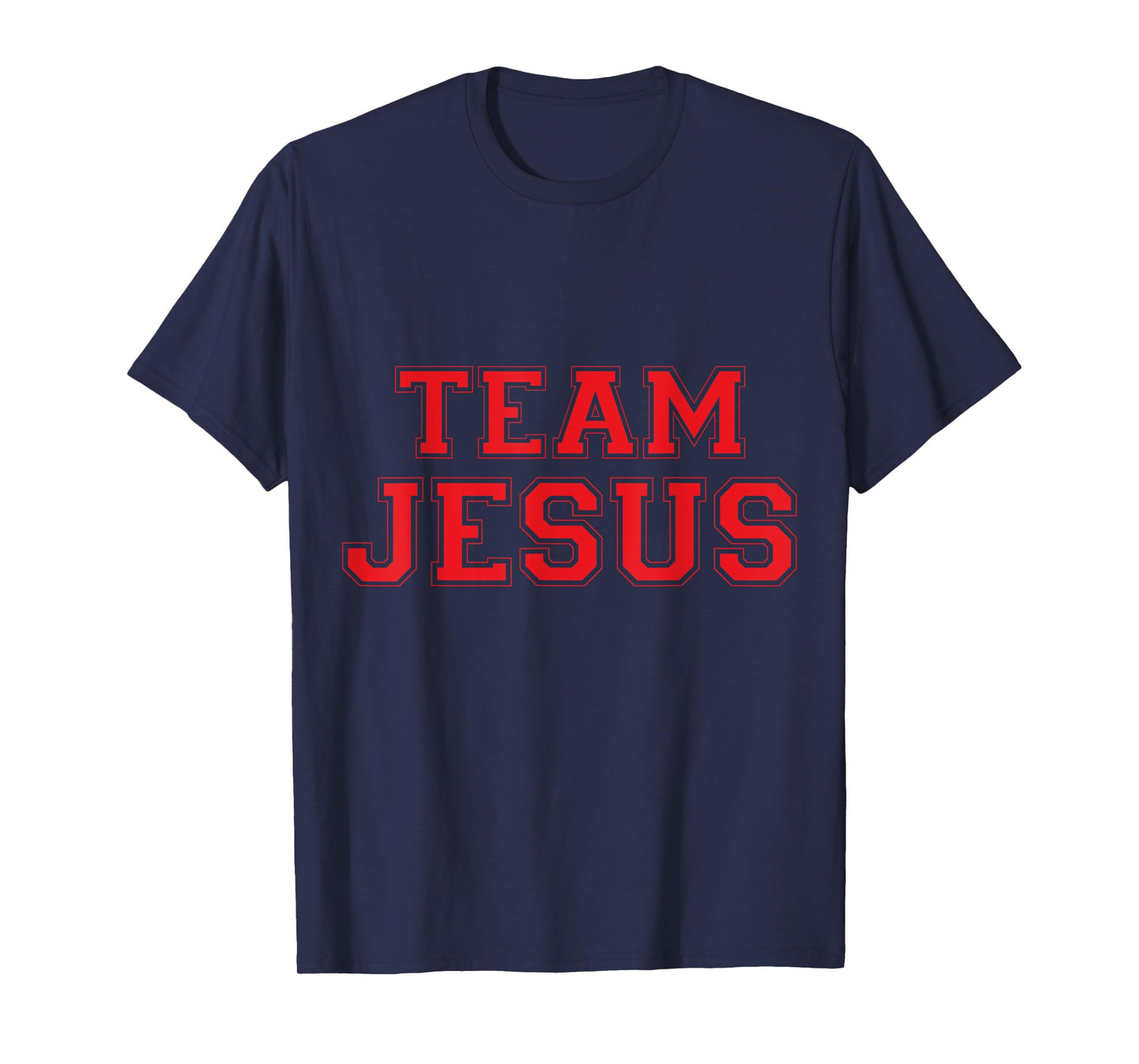 Christian T Shirts Team Jesus (Red)